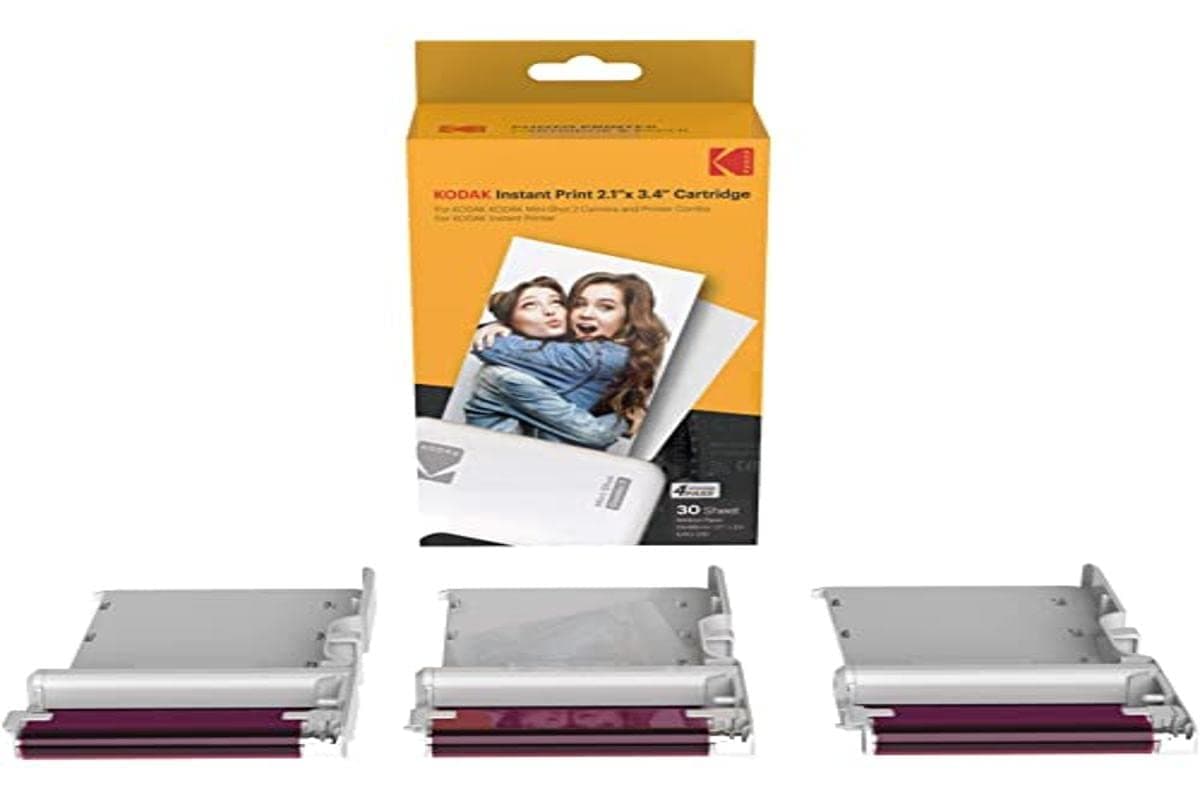 4Pass 2.1 x 3.4 Inches Film Cartridge (30 Sheets) for Kodak Mini 2 Retro/Era and Mini Shot 2 Retro/Era