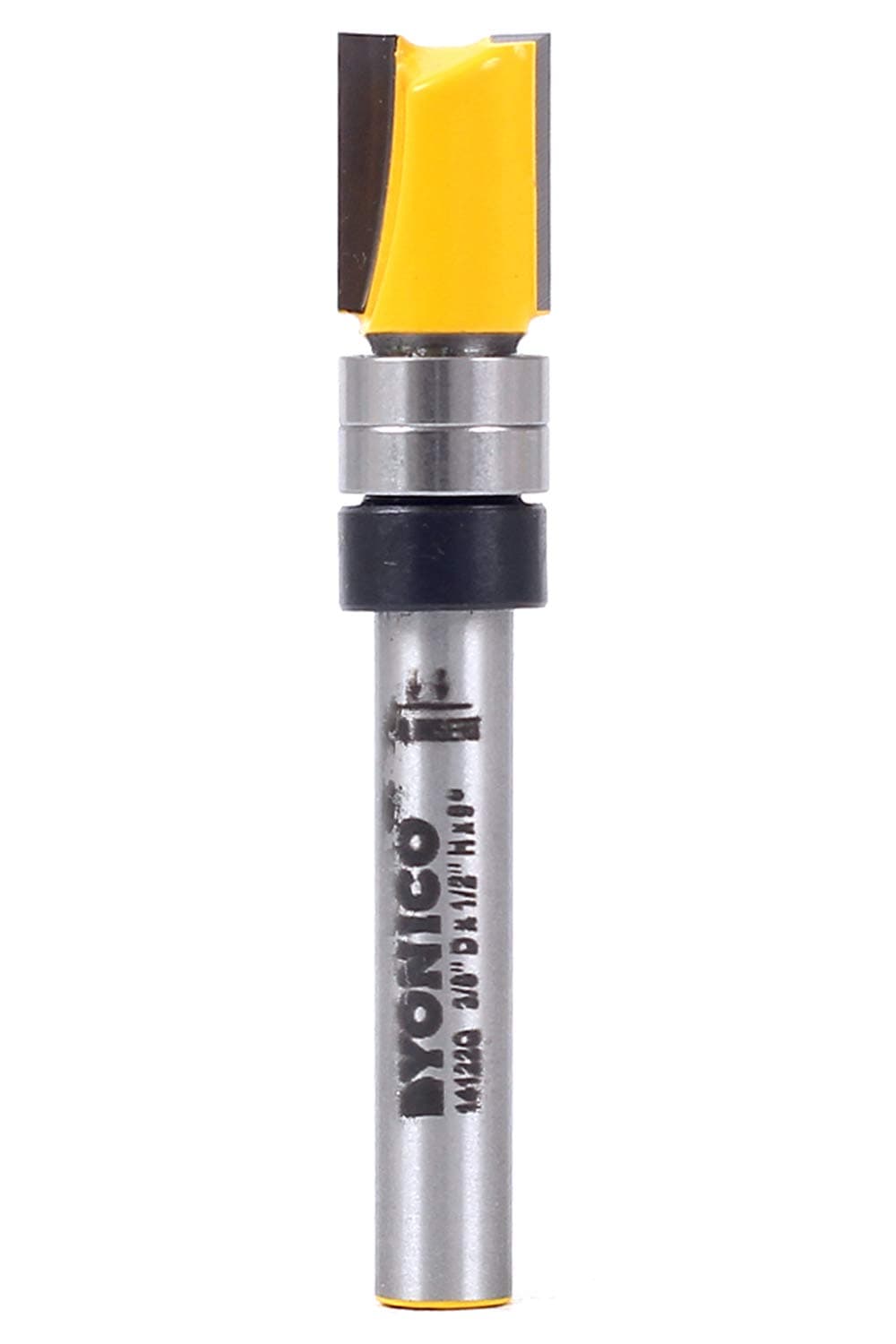YonicoRouter Bits Pattern Bit Flush Trim 3/8-Inch Diameter 1/4-Inch Shank 14122q