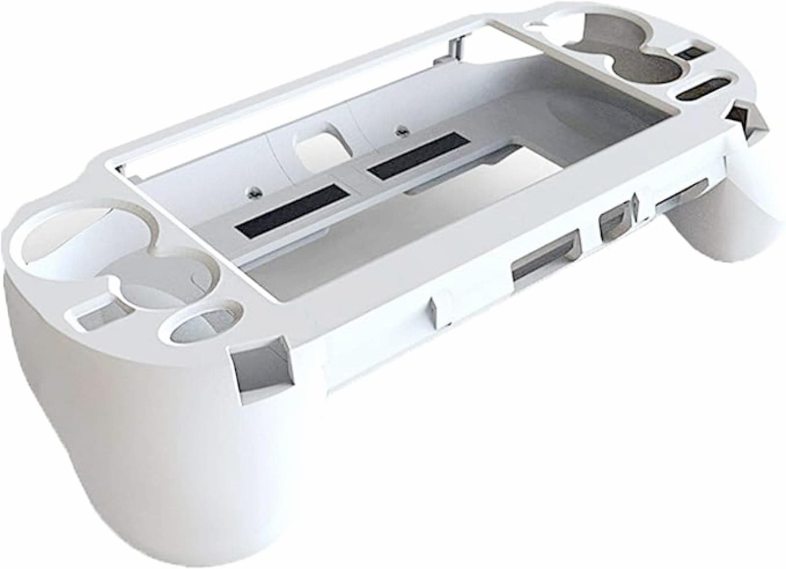 L2 R2 Trigger Hand Grip Shell Controller Protective Case for Vita 1000 (White)