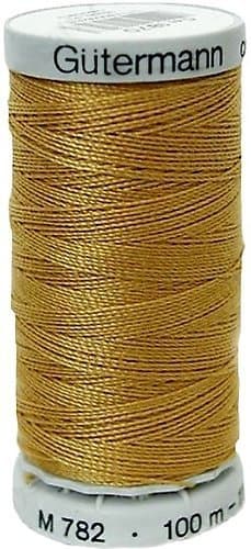 Gutterman Extra Strong Jeans Thread Gold 40 Wt. 100 M.