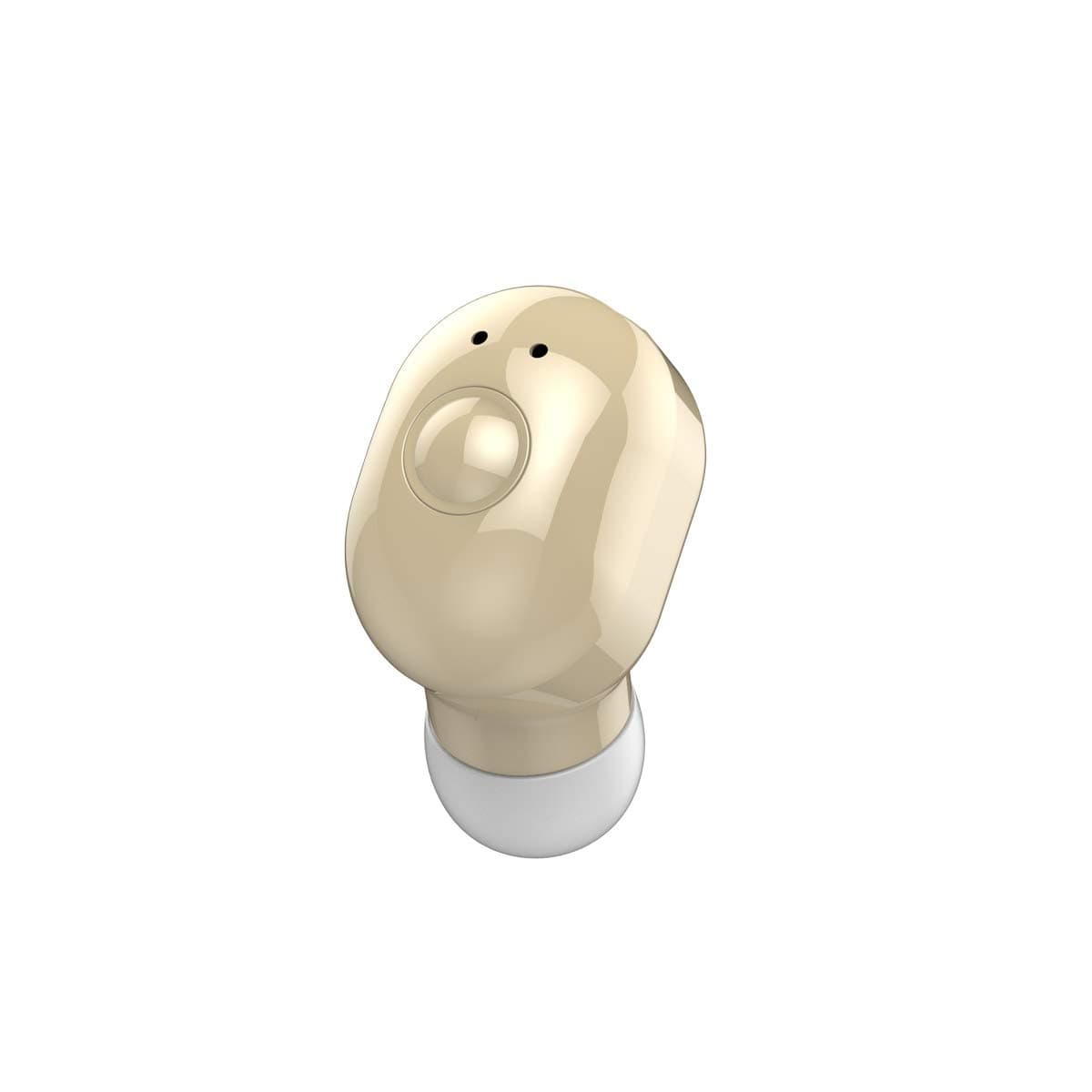 Mini Bluetooth Earbud Smallest Wireless Invisible Headphone with 4-5 Hour Playtime Headset with Mic for iPhone & Android (Skin)