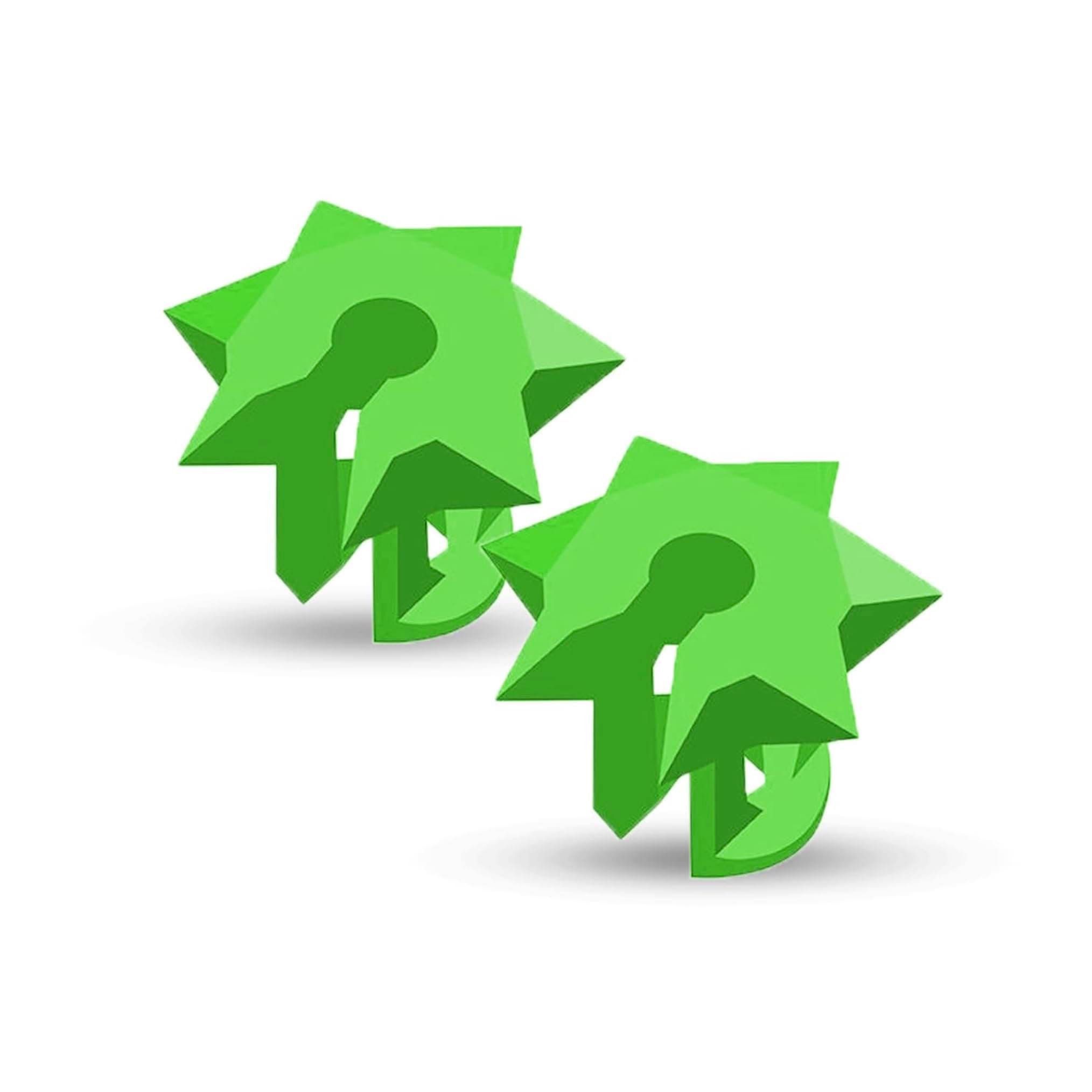 Bowmar Archery Nose Button, Extremely Light Weight, Creates Consistent Anchor Point, Two Sizes Included (Pink)…