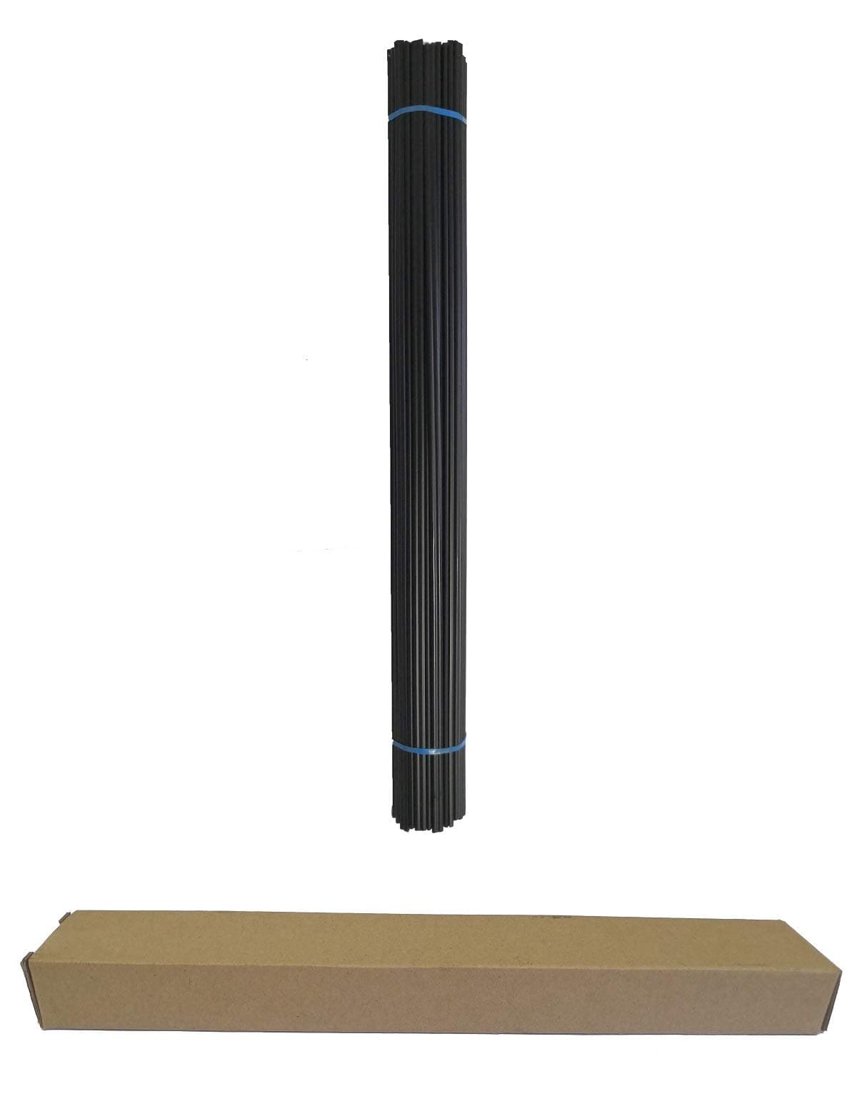 Polypropylene PP Plastic Welding Rods - 52Ft Length ，0.2"W x 0.1"H (Black)