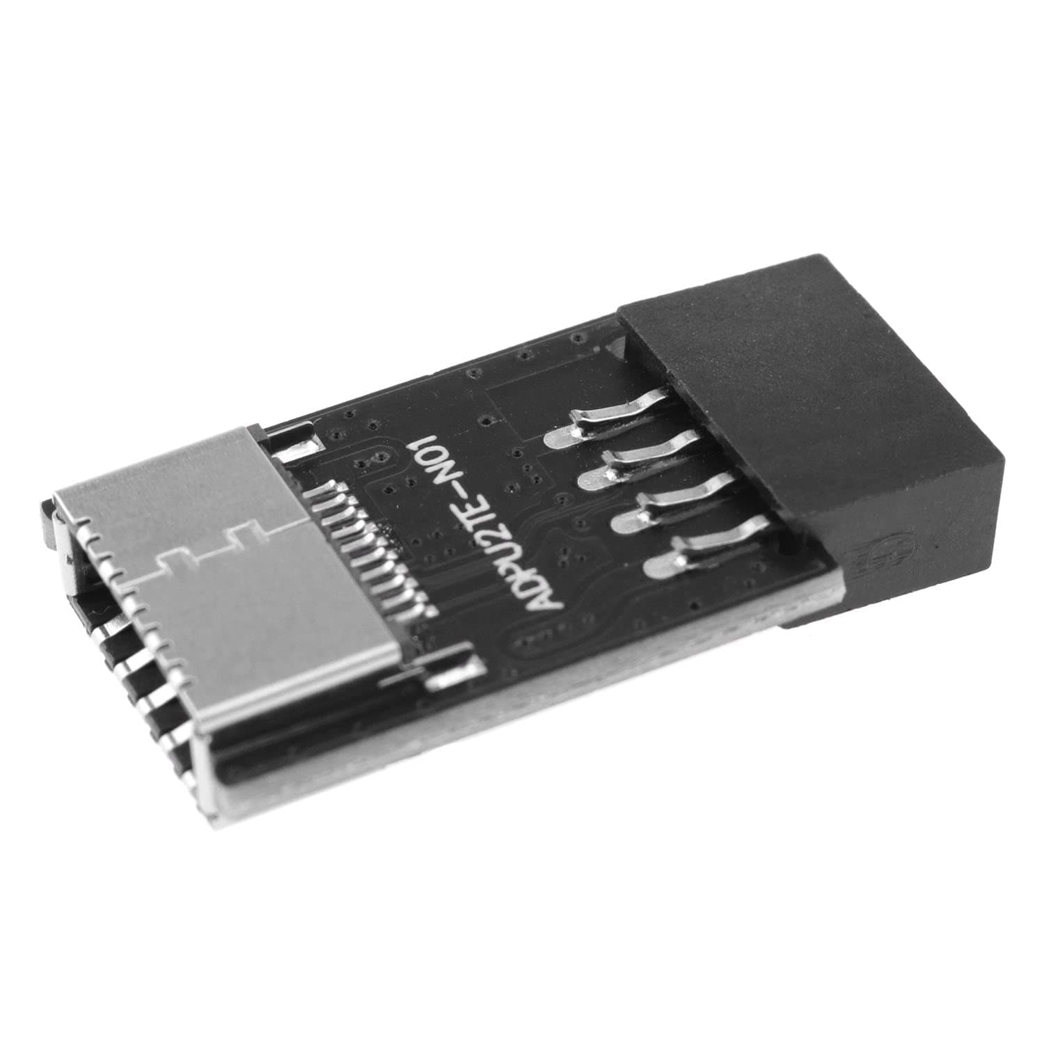 DGZZI USB 2.0 Front Panel Header to Type-C Internal Adapter, 9Pin to 20Pin, USB 2.0, 5Gbps, Windows XP, Win7, Win8, Win8.1, Win10 Compatible