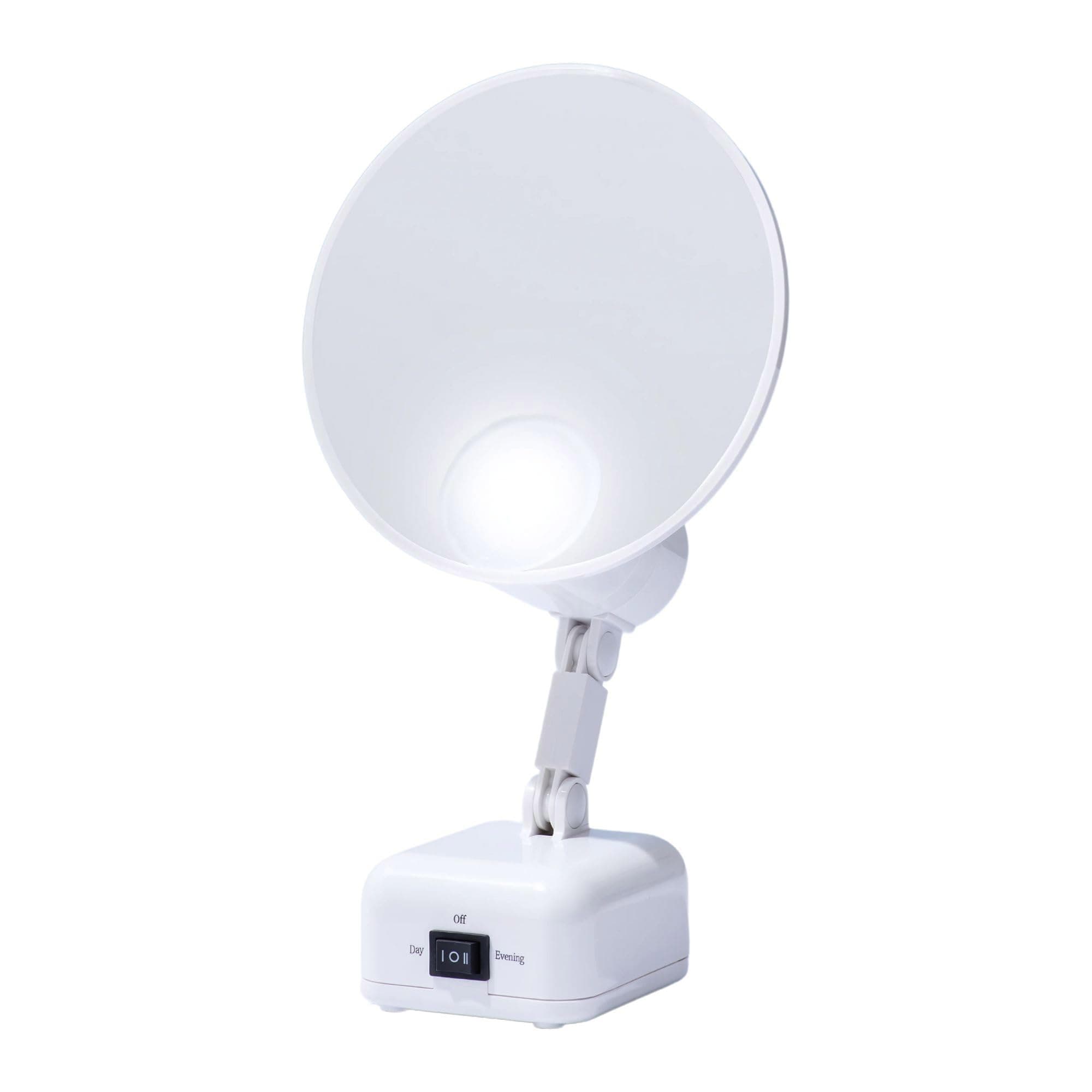 - Floxite 15X Supervision Magnifying Mirror Light, Dove White