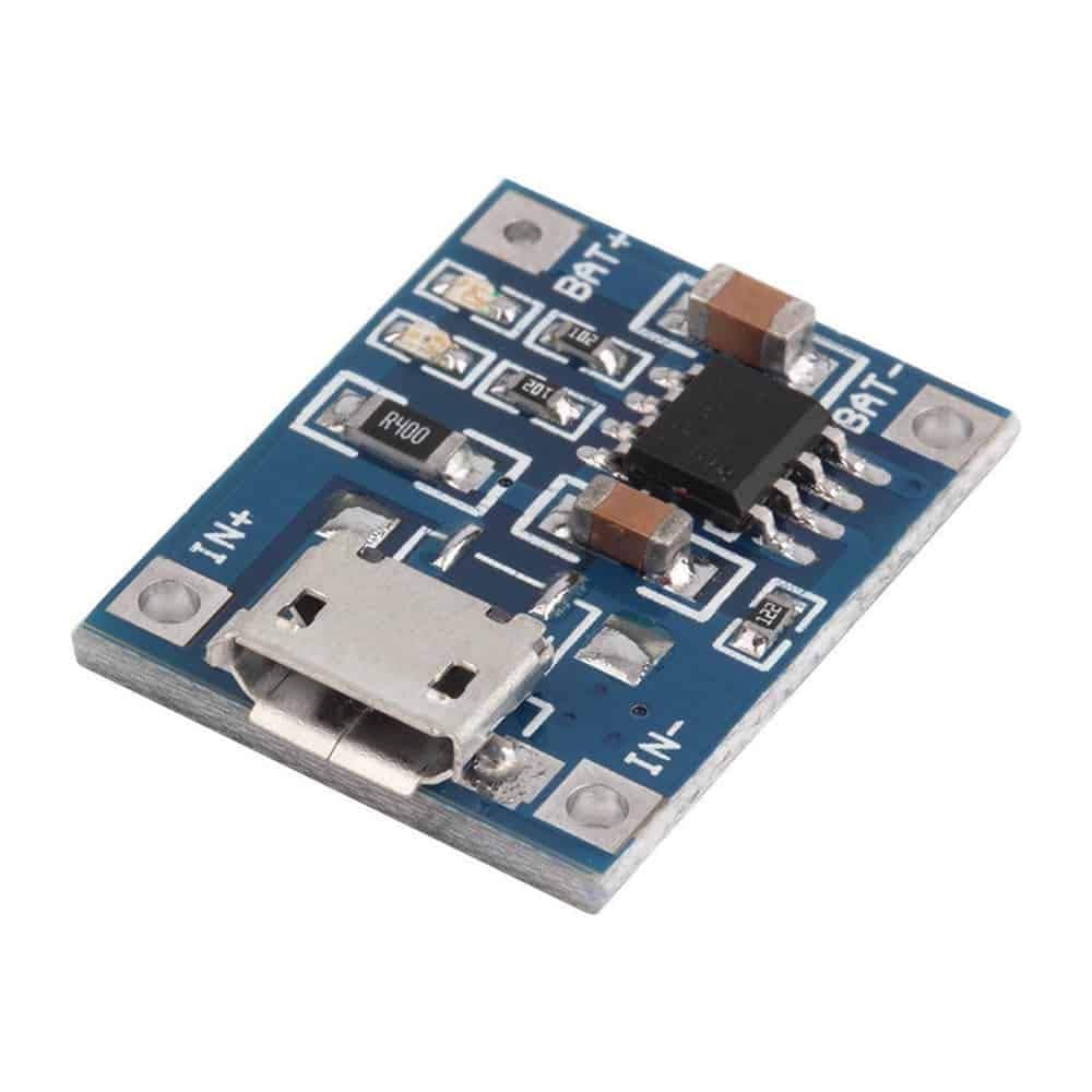 5V 1A Micro USB Lithium Ion Polymer Battery Cell Power Charging Charge Controller Board PCB Module Single IC TP4056