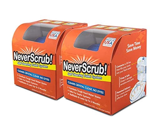 NeverScrub – Automatic Toilet Cleaning System – Effortless and Automatic – 2 Pack