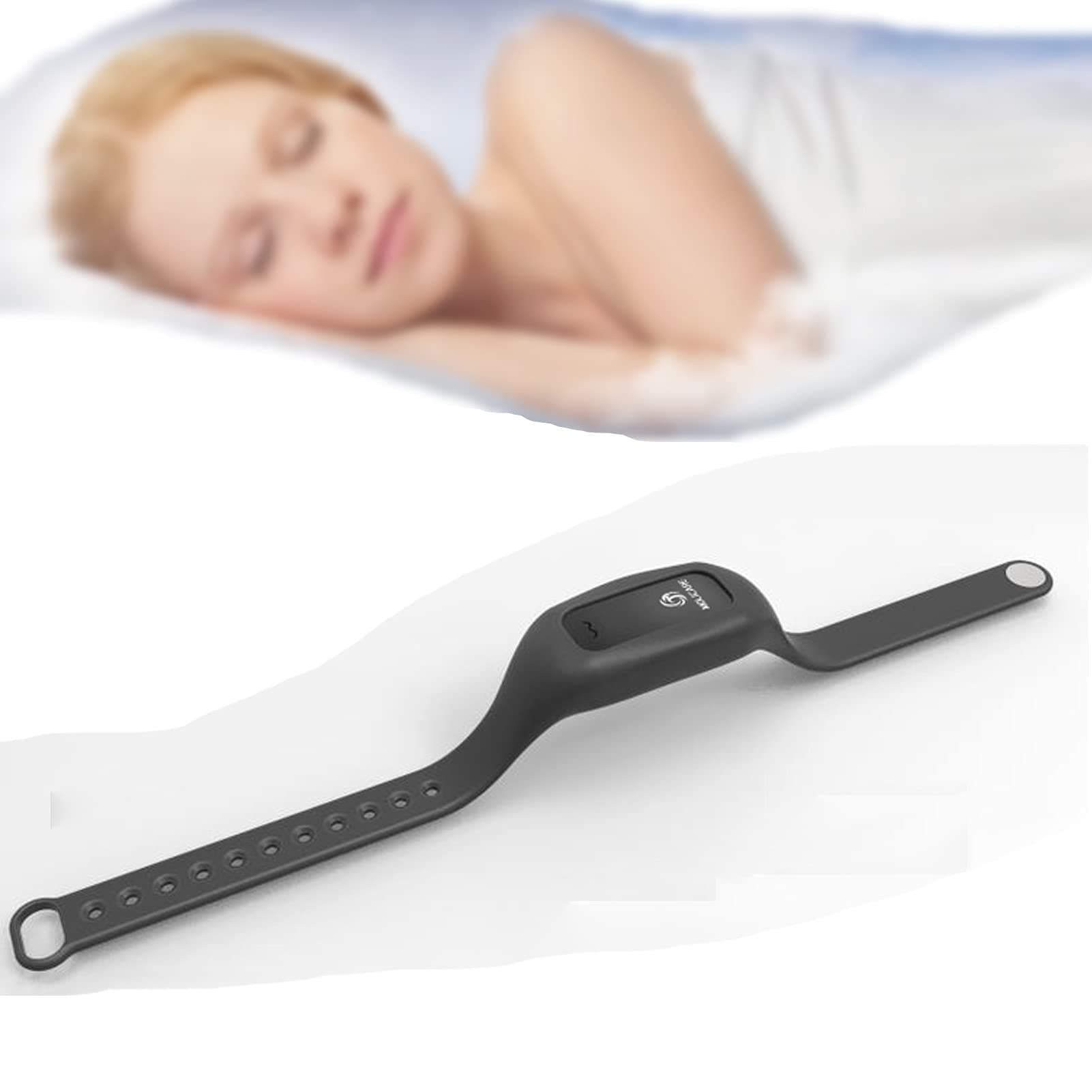 CFSYS Electric Anti-Snore Device Solution to Your Snoring Problems Have a Natural and Comfortable Sleep Sleep Connection Bracelet Device for Men Women