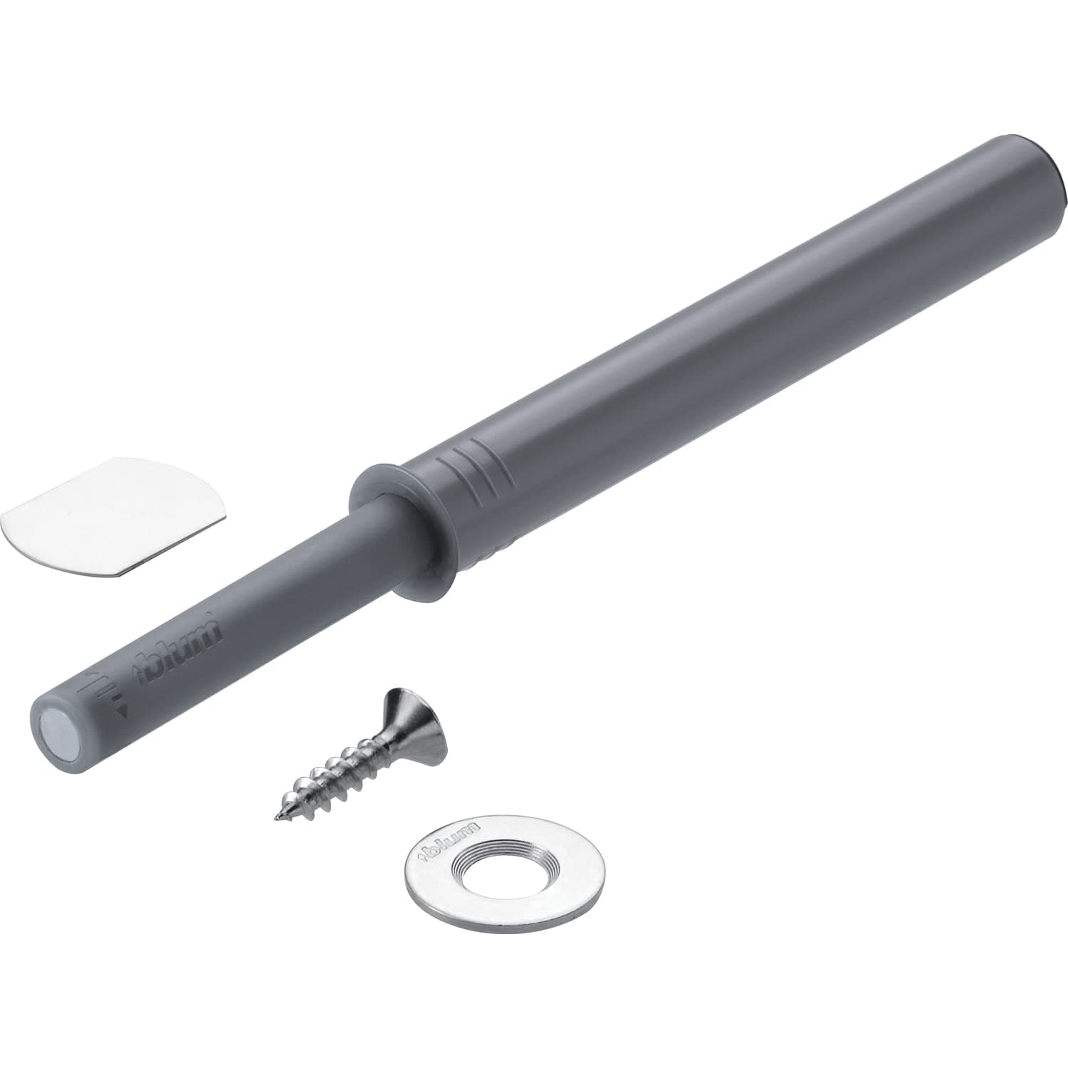 Blum Tip-on for Doors 956A1004 Long Version with Magnet, Grey