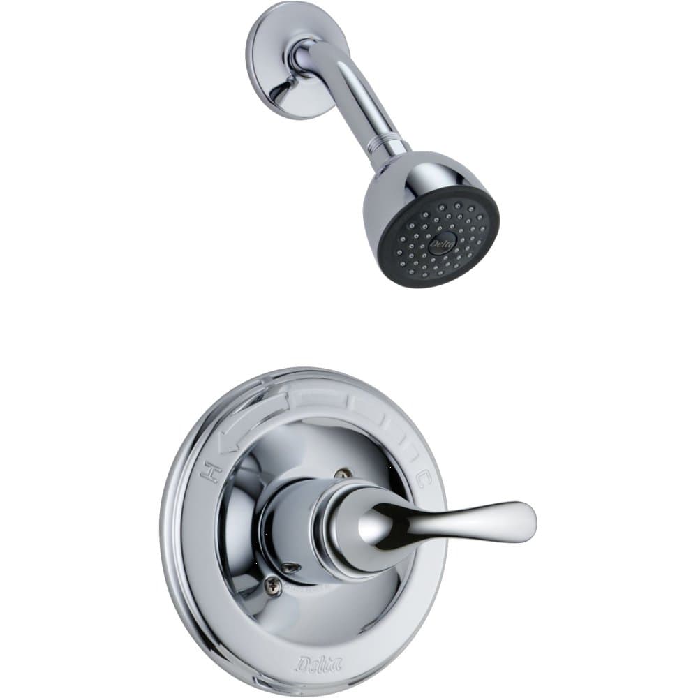 Faucet Classic 13 Series Single-Function Shower Trim Kit with Single-Spray Touch-Clean Shower Head, Chrome T13220 (Valve Not Included)
