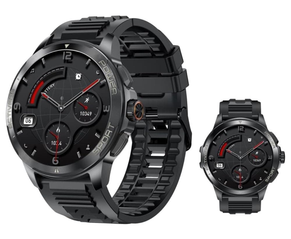 Smart Watch for Men | 1.43" AMOLED Display | Bluetooth Call Smartwatch | Waterproof Fitness Tracker | Heart Rate & Blood Pressure Monitor | Round Watch for Android Phones & iPhone | Gift Idea