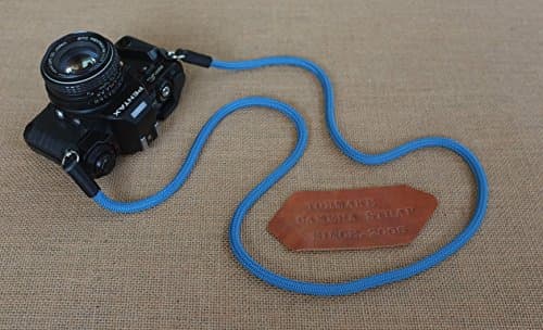 TorMake Blue camera strap neck strap Shoulder Strap from rope decorate leather and color thread for leica,canon, fuji ,Nikon ,olympus,sony,Lumix,pentax