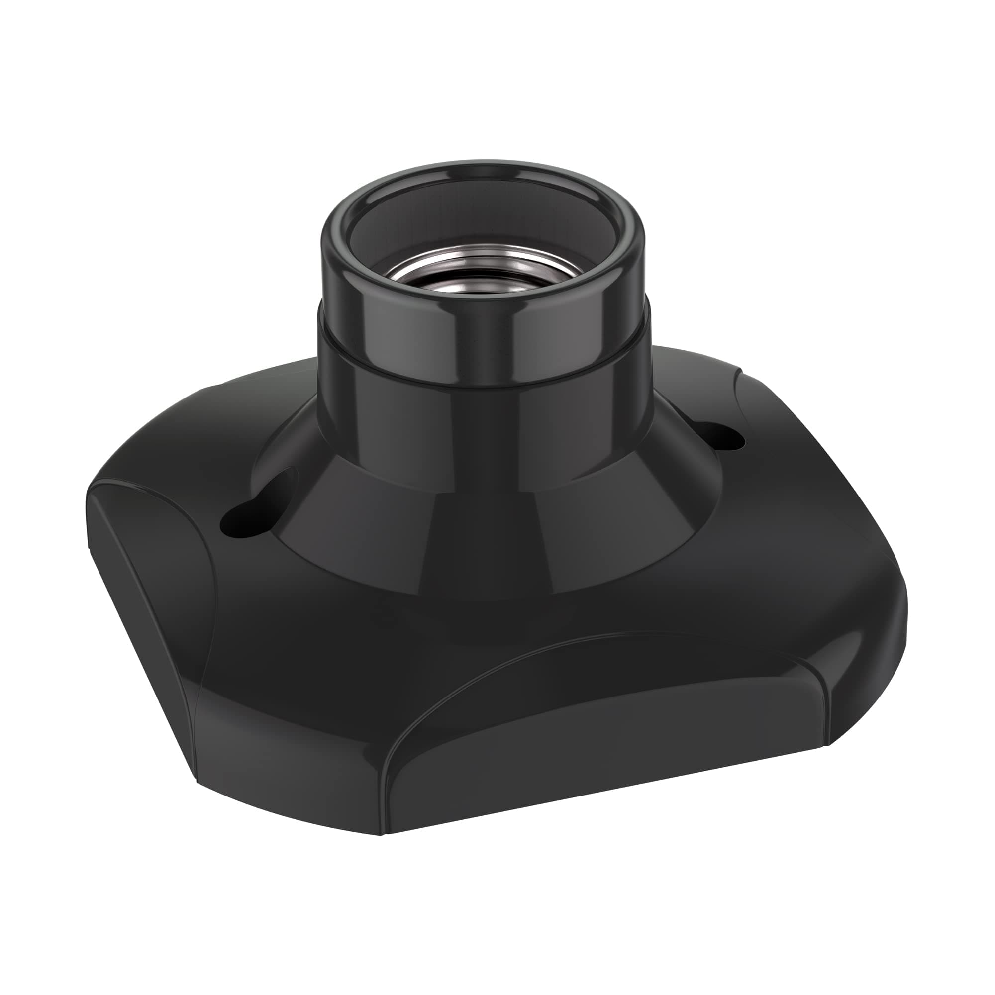 ledscom.de Ceiling Light/lamp Holder Elektra, Black, 1x E27 max. 60W