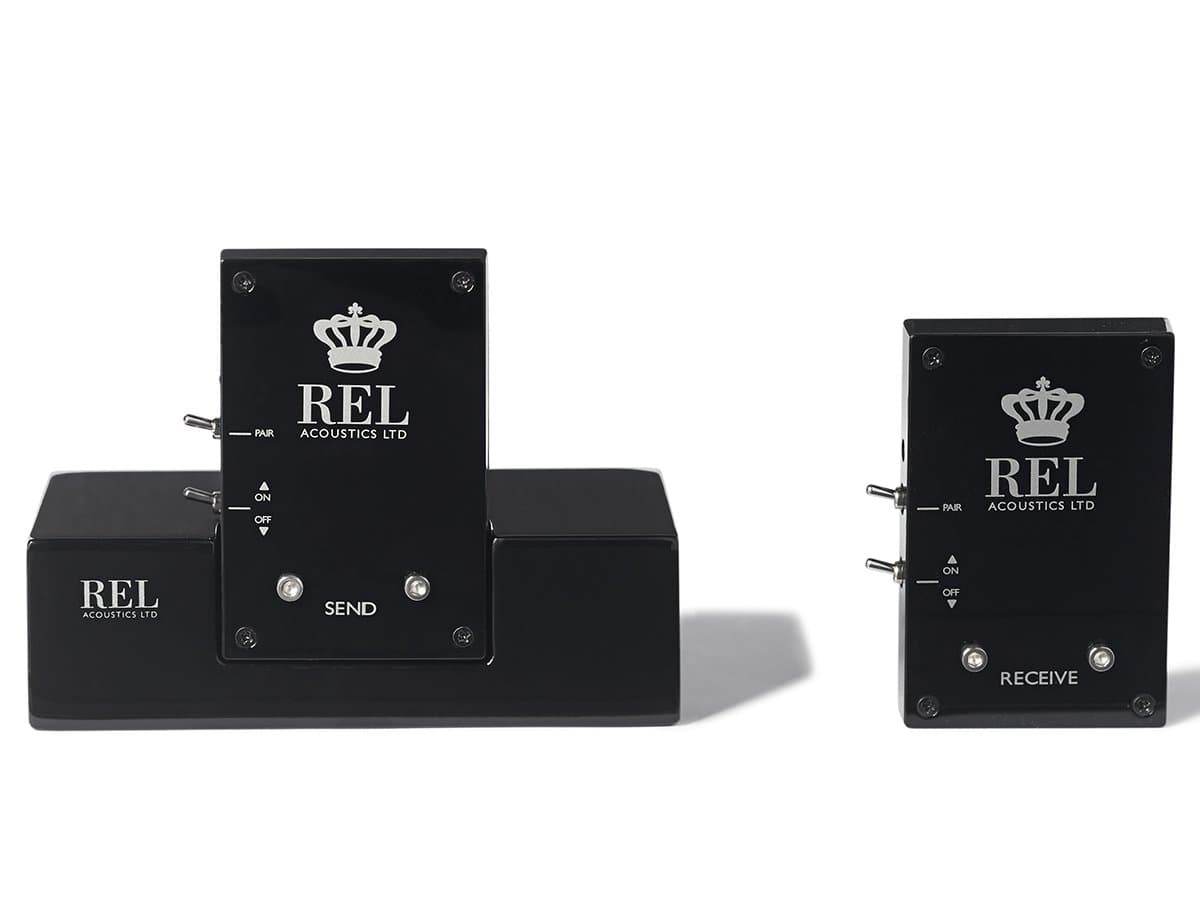 REL Acoustics Arrow Wireless Transmitter & Receiver – Zero-Compression SoundPath Adapter for Subwoofers, Home Theater, Multi-Room Systems – Easy Setup, Bluetooth & RCA Compatible Audio Kit