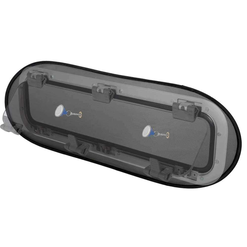 Bug screen for large portlights