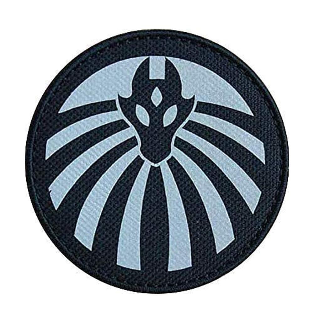 SCP Foundation Special Containment Procedures Mobile Task Forces Epsilon-11 “Nine-Tailed Fox” Reflective Patch Military Hook and Loop Tactics Applique Morale Badges