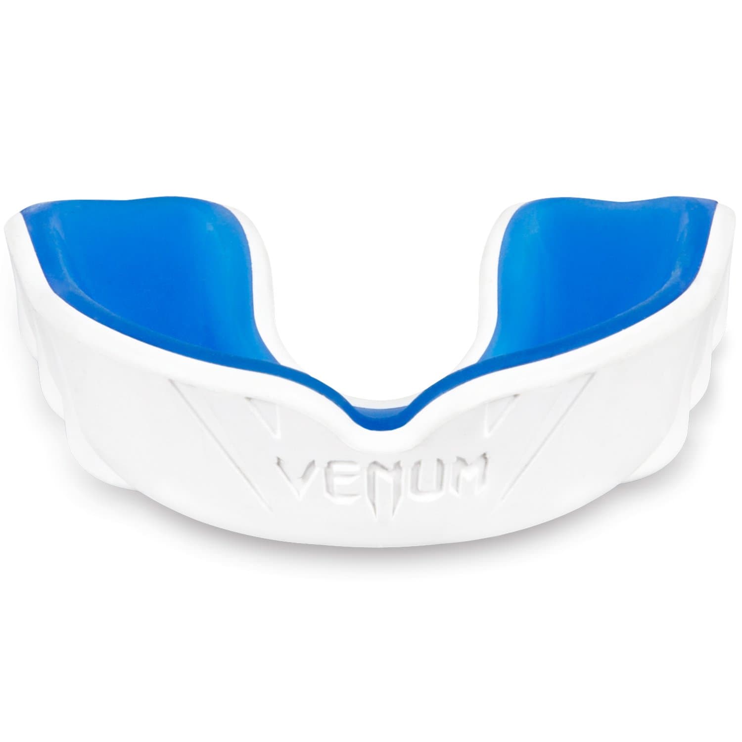 Venum "Challenger" Mouthguard, White/Blue