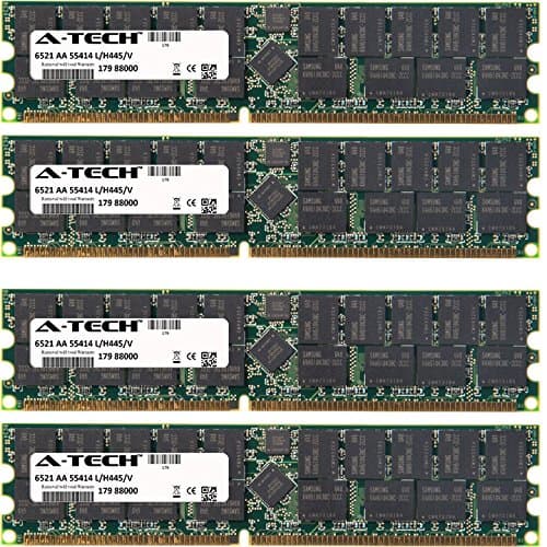 A-Tech Components 8GB KIT (4 x 2GB) For Tyan Tiger Series K8W (S2875). DIMM DDR ECC Registered PC3200 400MHz Dual Rank RAM Memory. Genuine A-Tech Brand.