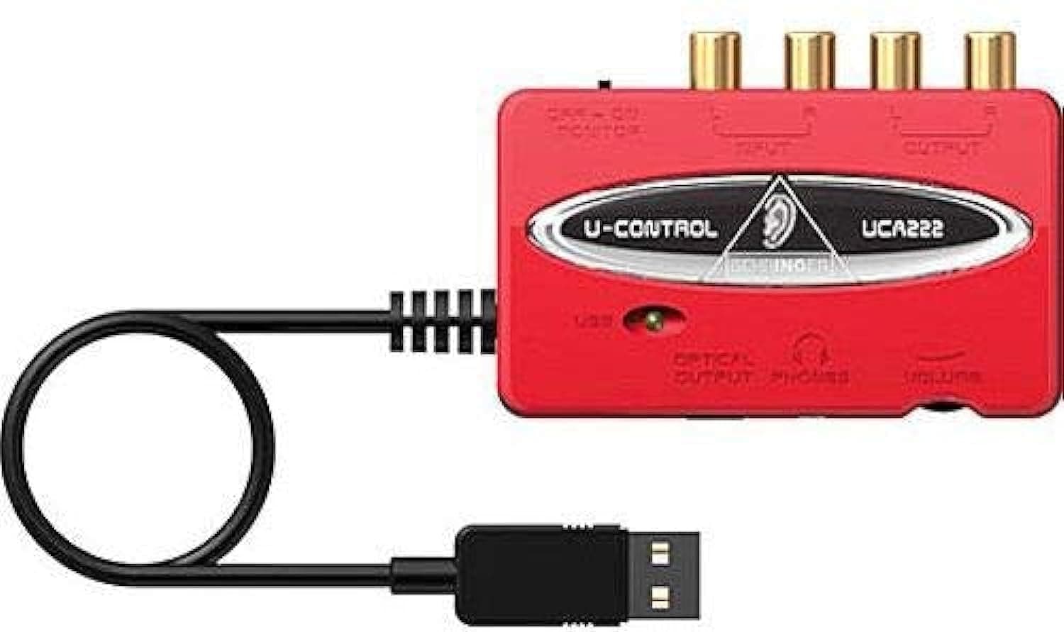 Behringer UCA222, Ultra Low Latency USB Audio Interface Multi Track Recorders