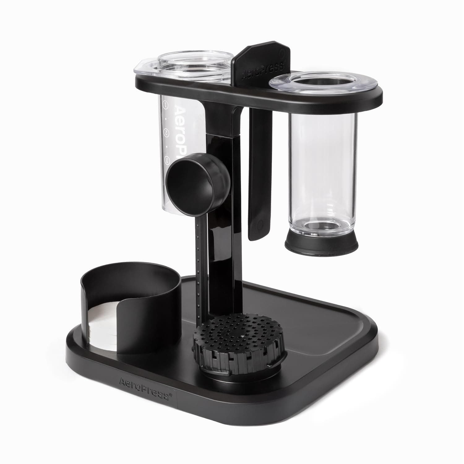 Organizer Stand, Durable Coffee Bar Station and Compact Storage Solution Fits Every AeroPress Manual Coffee Maker (Except Premium and Go)