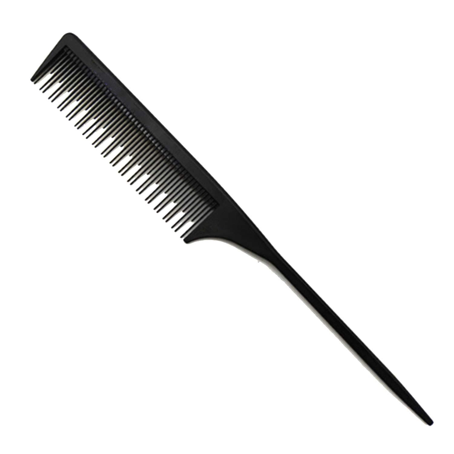 BonJour (Black3) - Professional Teasing Comb, Tail Comb for Root Teasing for Thin, Add Volume Fine and Normal Hair Types, Hair Comb For Women And Men, 22cm
