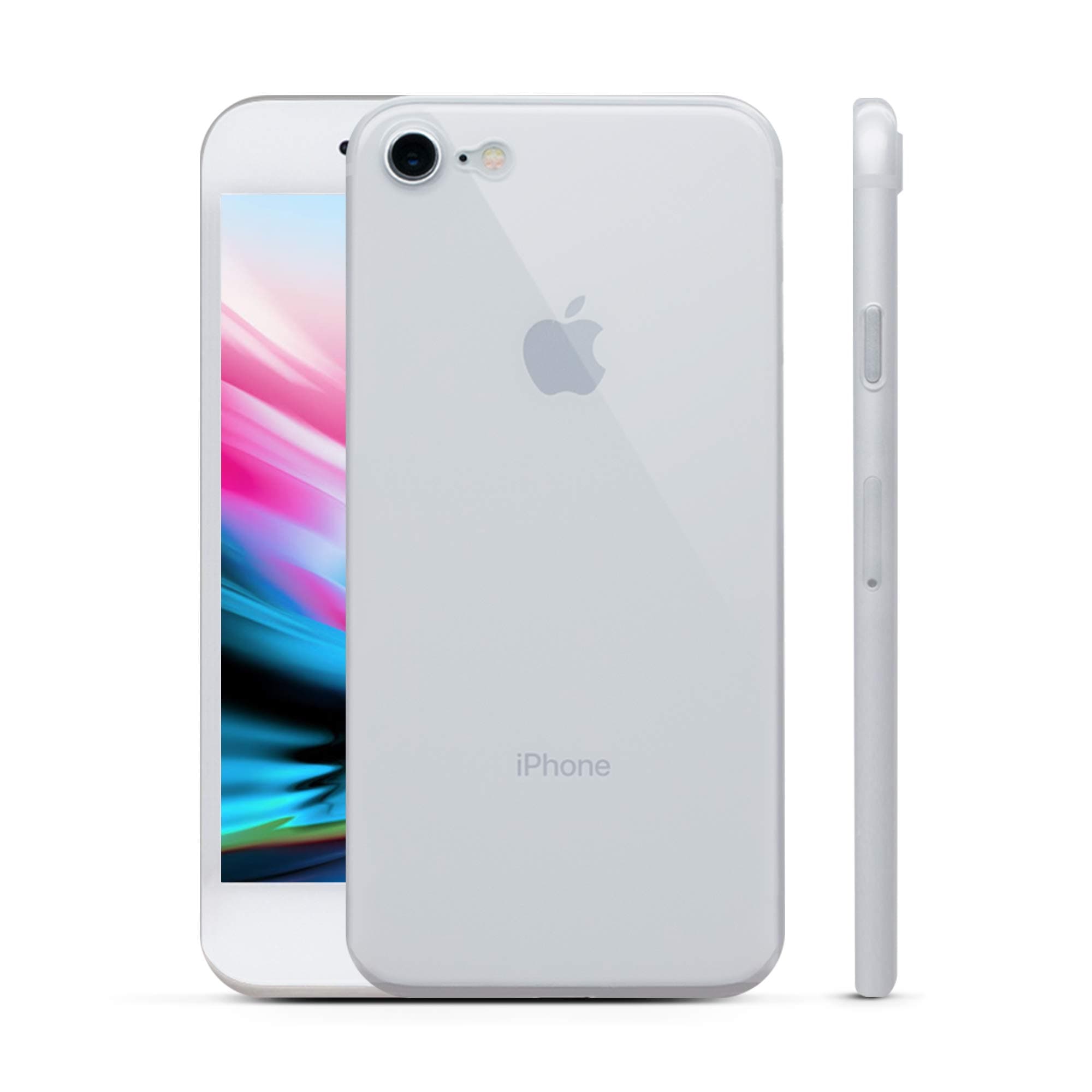 PEEL Ultra Thin iPhone SE (2020) Case/iPhone 8 Case, Clear - Minimalist Design | Branding Free | Protects and Showcases Your Apple iPhone SE/iPhone 8