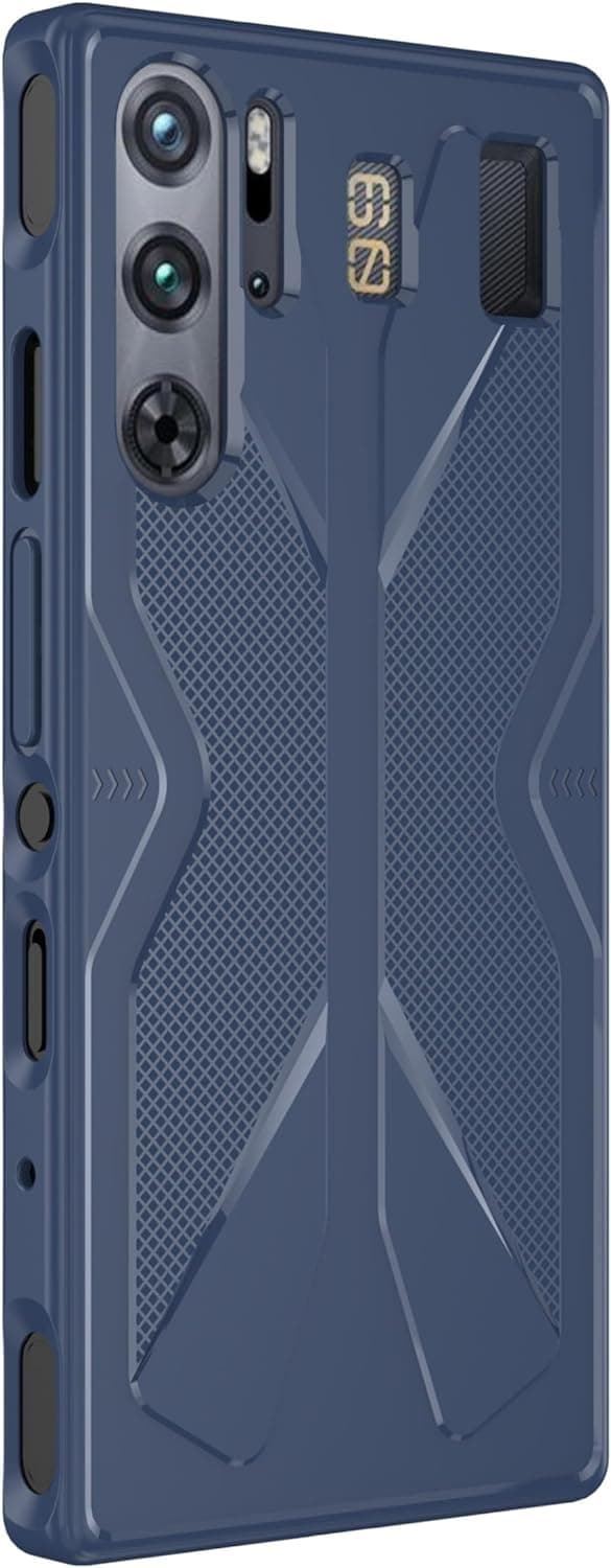 Case for Nubia Red Magic 9 Pro/9 Pro+, Soft TPU Material, Shockproof Case, Anti-Fingerprint Protective Cover, Phone Case for ZTE Nubia Red Magic 9 Pro/9 Pro+ (Blue)