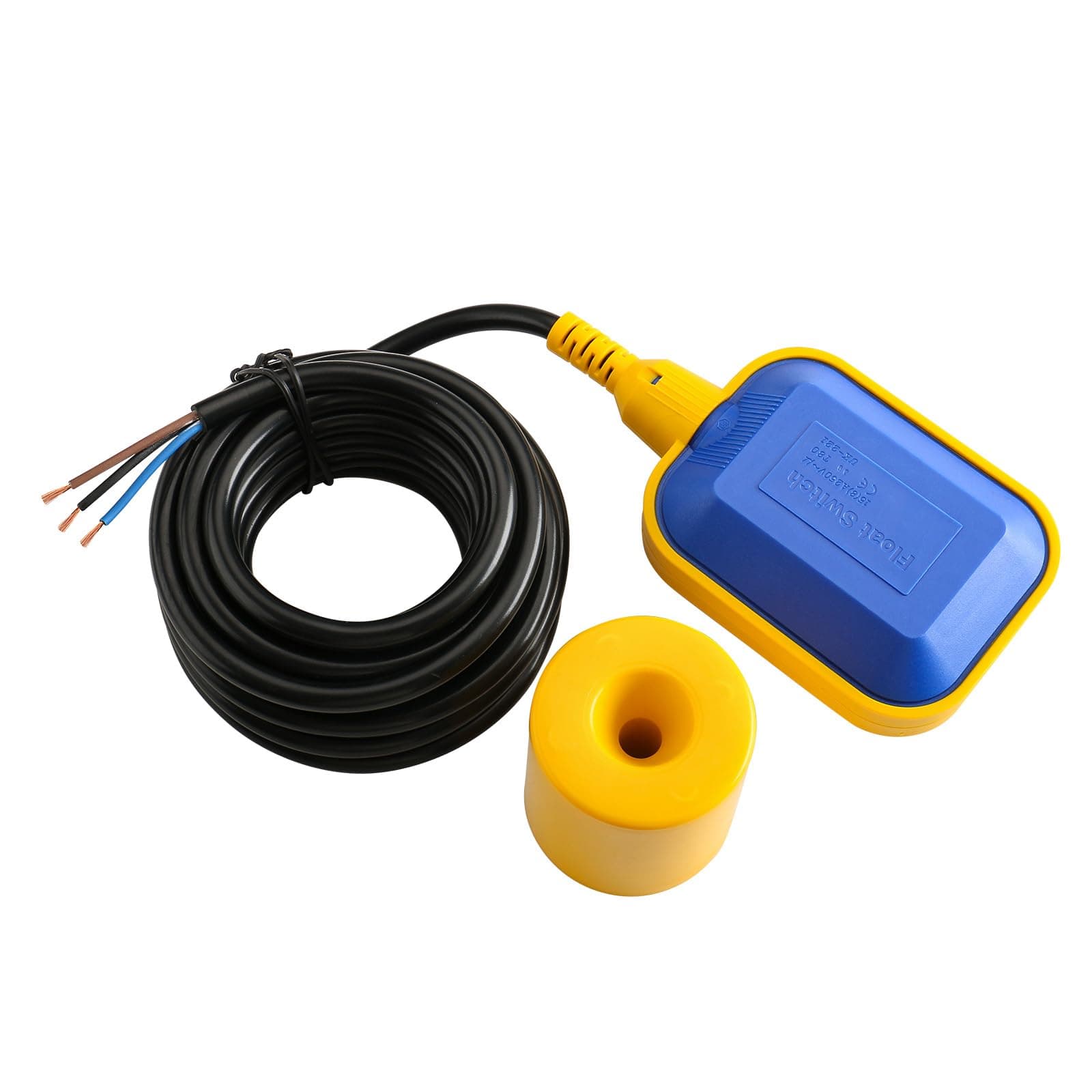 Baomain 10M 32ft Cable Float Switch Water Level Controller for Tank Pump