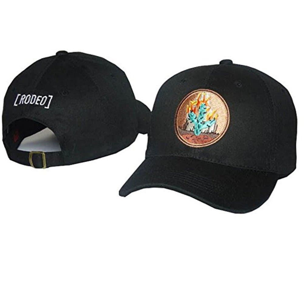 Travis Scott hat Cap Tour Merch Cactus Travis Strapback Snapback Dad Hats White