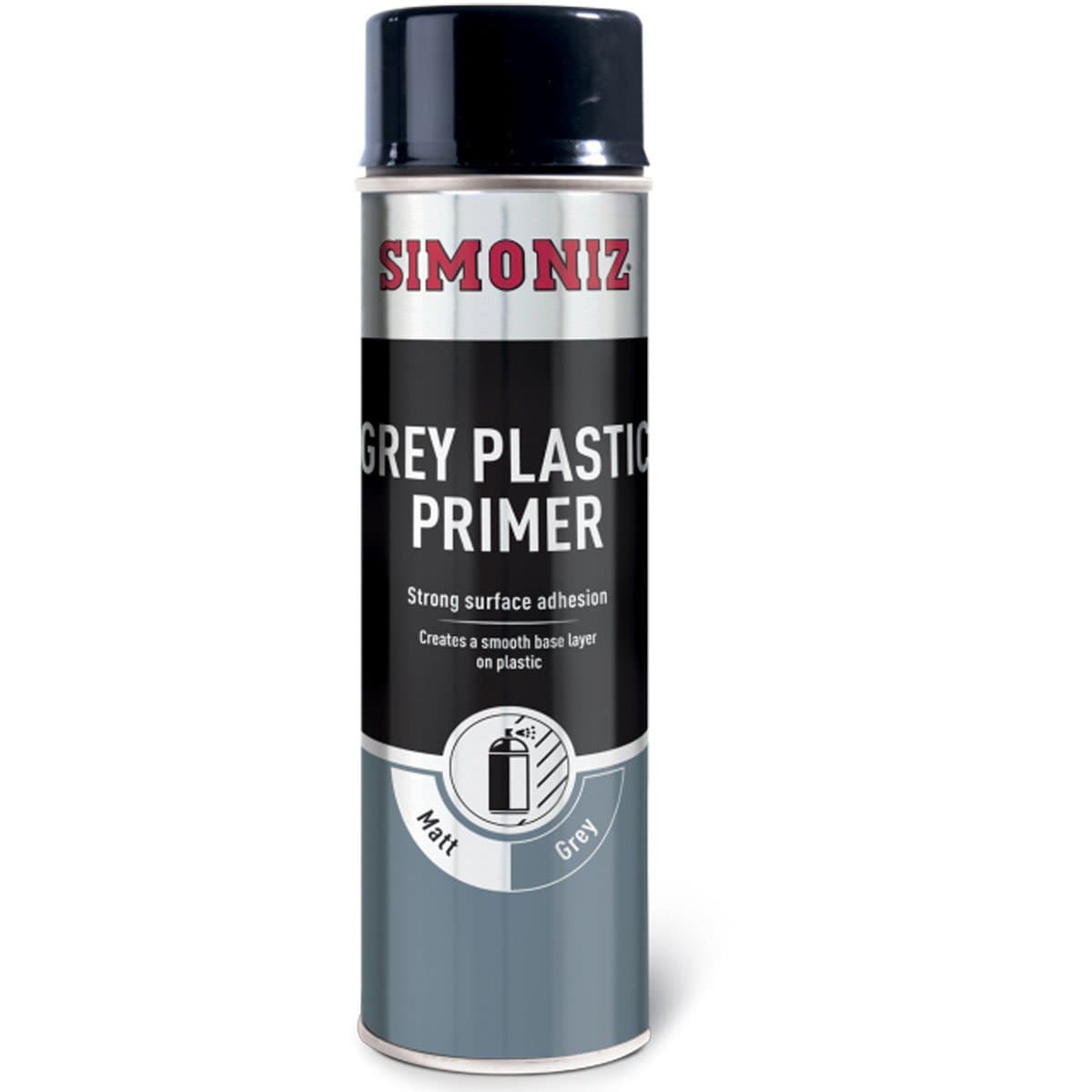 Grey Plastic Primer 500ml