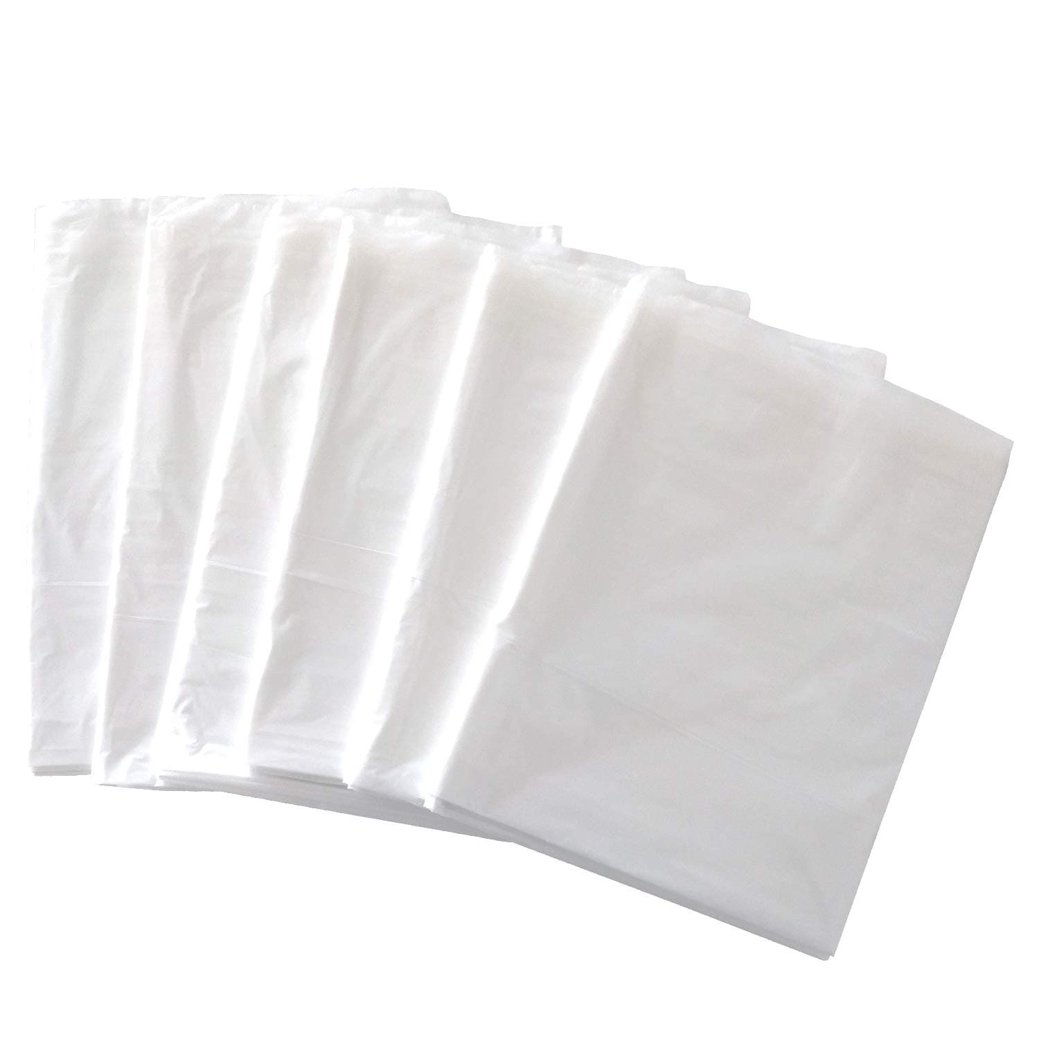 ARVO 6 Pack Extra Large Plastic Dust Sheets for Decorating - 3.6m x 2.75m (12ft x 9ft), Waterproof Polythene for Painting, Furniture, Floor Protection, Ideal with Paint Coveralls, Packaging May Vary