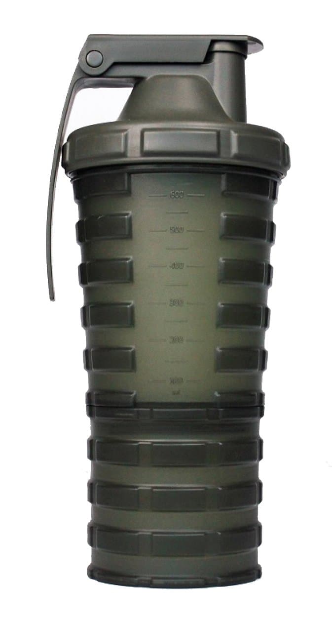 Shaker with Capsule Storage Facility, Army Green