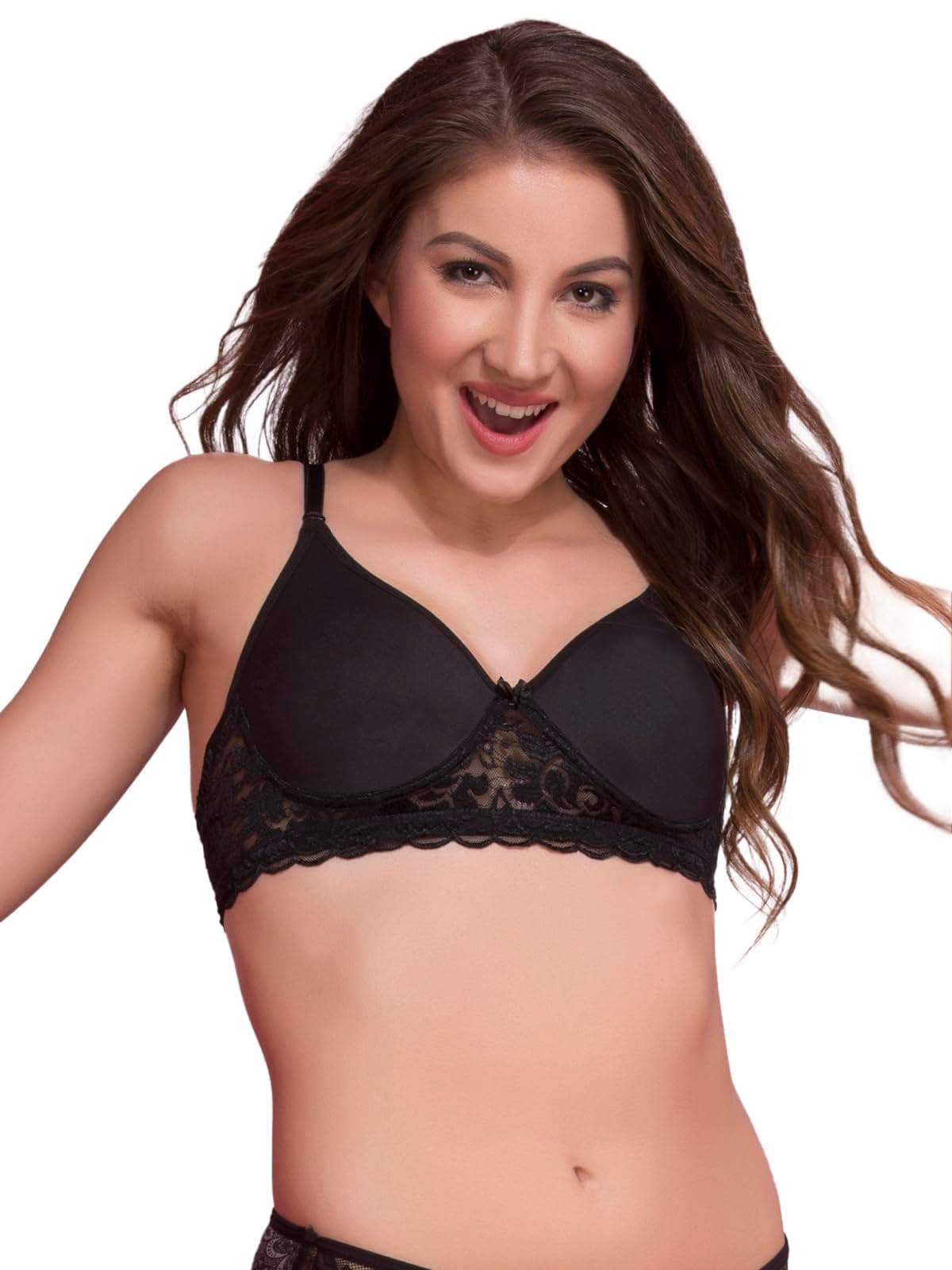 Clovia Women's Cotton Lightly Padded Wire Free Full Coverage Bra