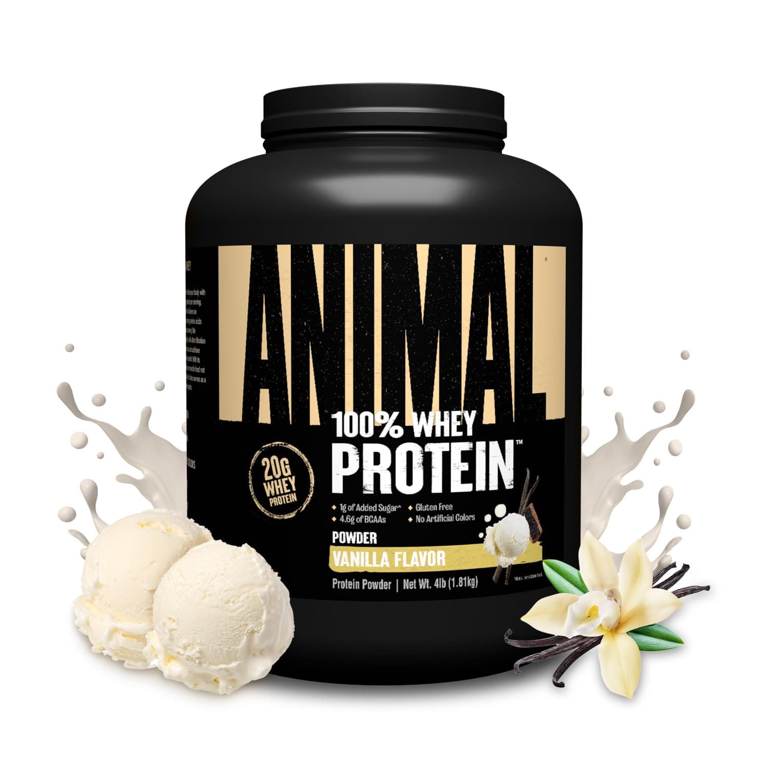 100% Whey Protein Vanilla 4 lbs