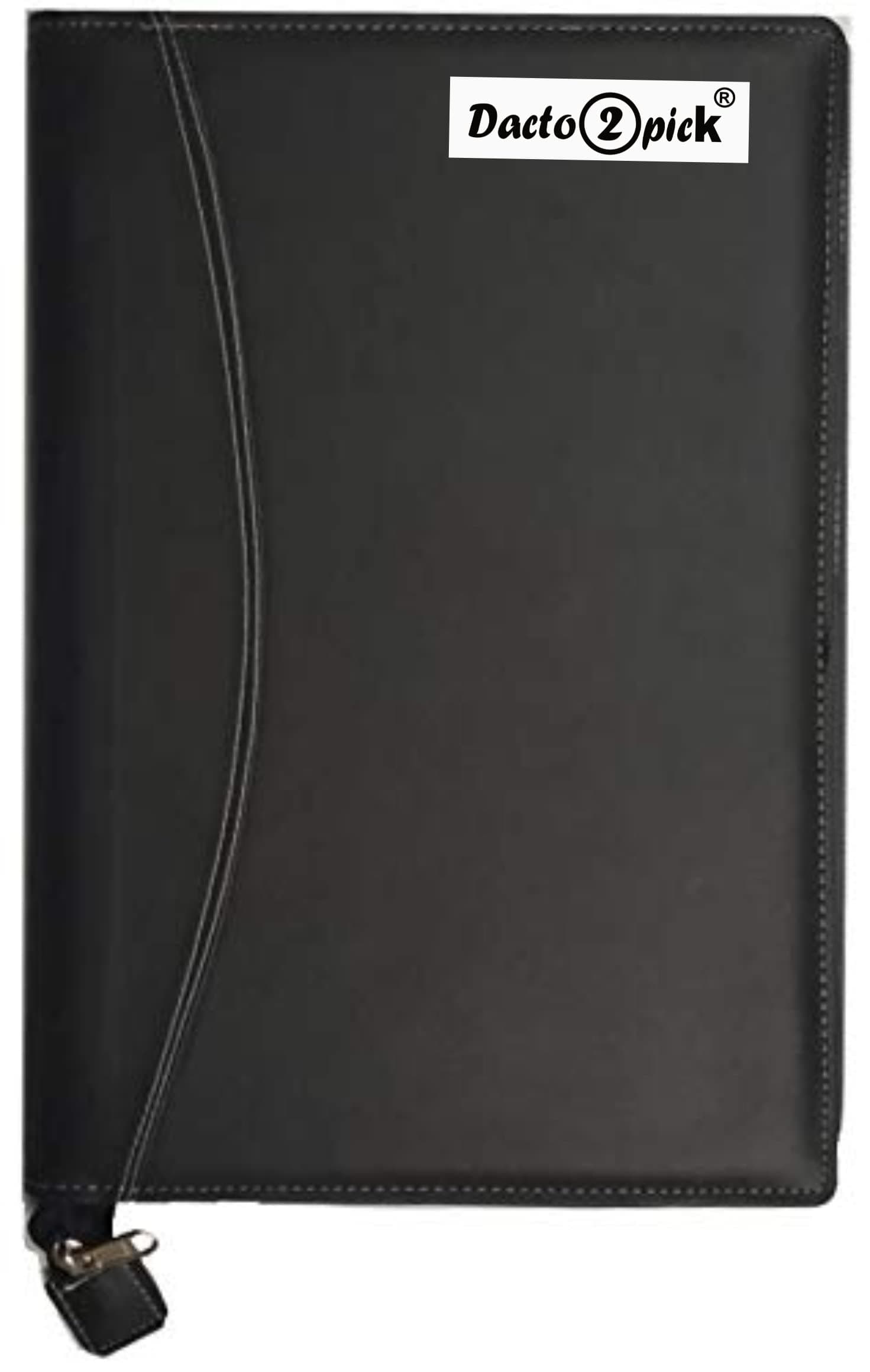 b4 Size Document Executive Chain Bag with 20 Inner Leafs Set of 1 20 Leafs B4 Size (Bigger Than A4) (Black)