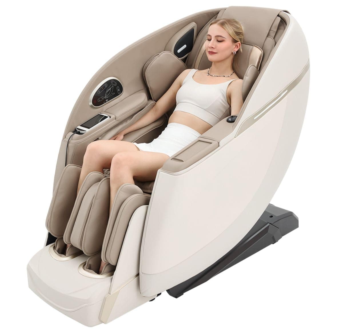 MZ28 Zero Gravity 4D Full Body Home Massage Chair with Dedicated Foot & Calf Massage & Heat & Bluetooth Music Connect