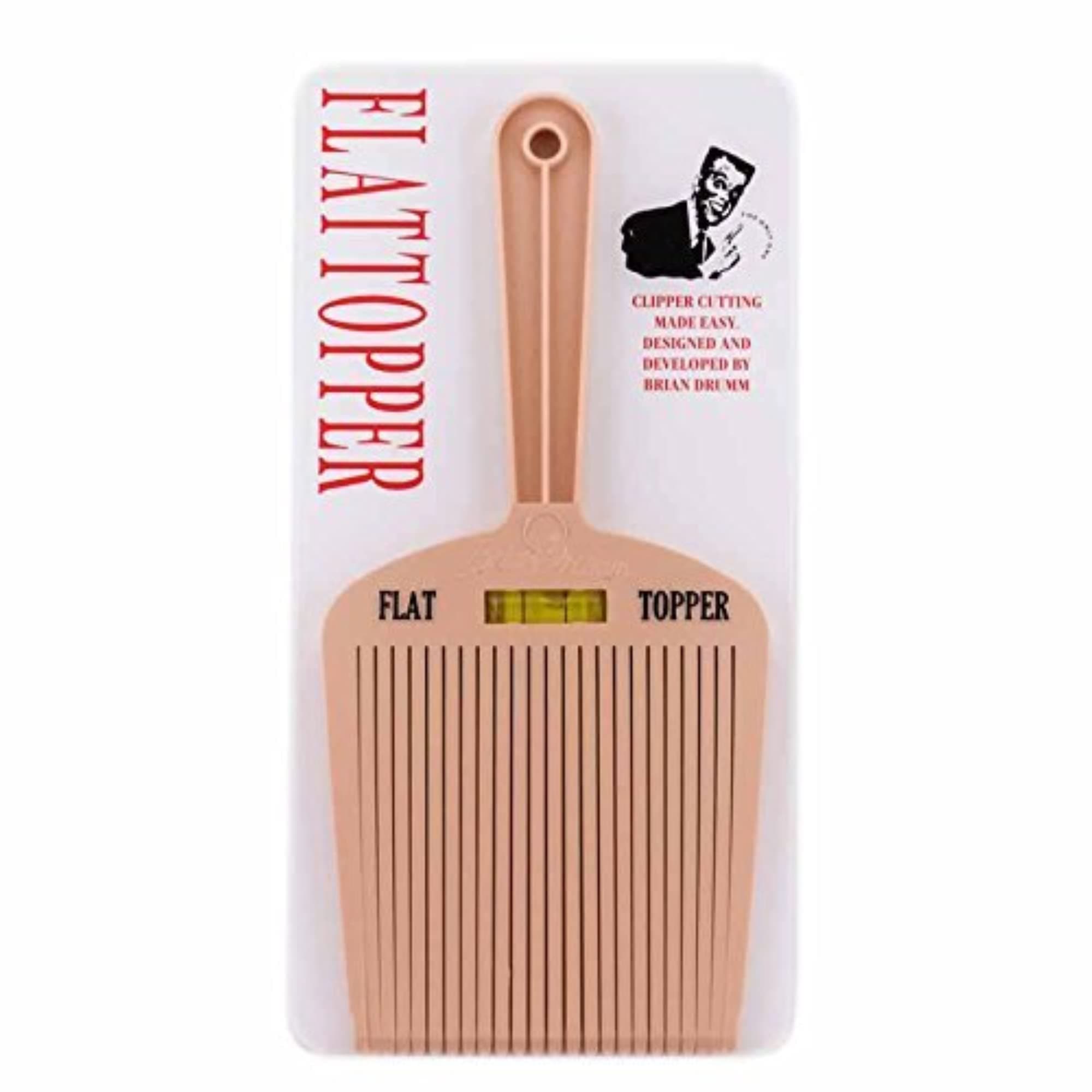 Brian Drumm Flattopper, Machine Comb, White