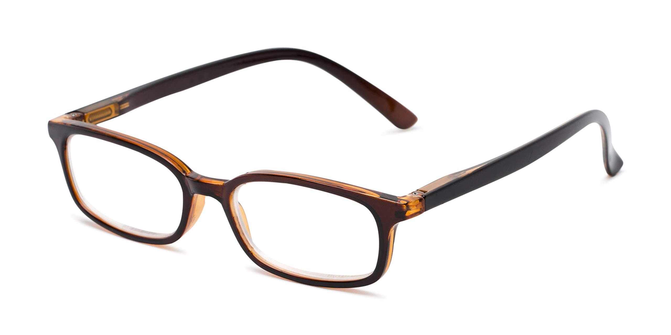 Readers Readers.com Reading Glasses: The Brookside, Plastic Rectangle Style for Men and Women