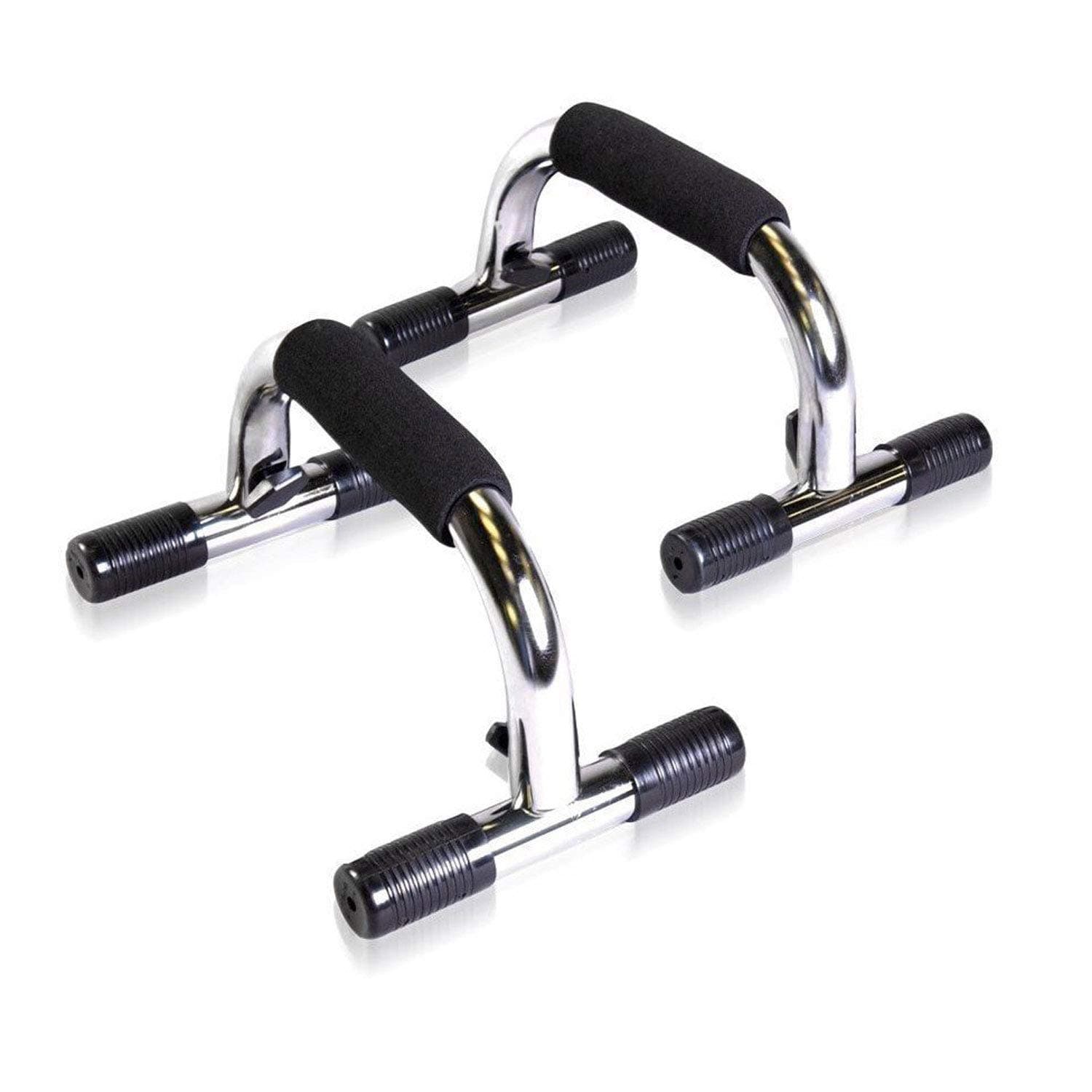 Strauss Push Up Bar, Pair (Black/Silver)