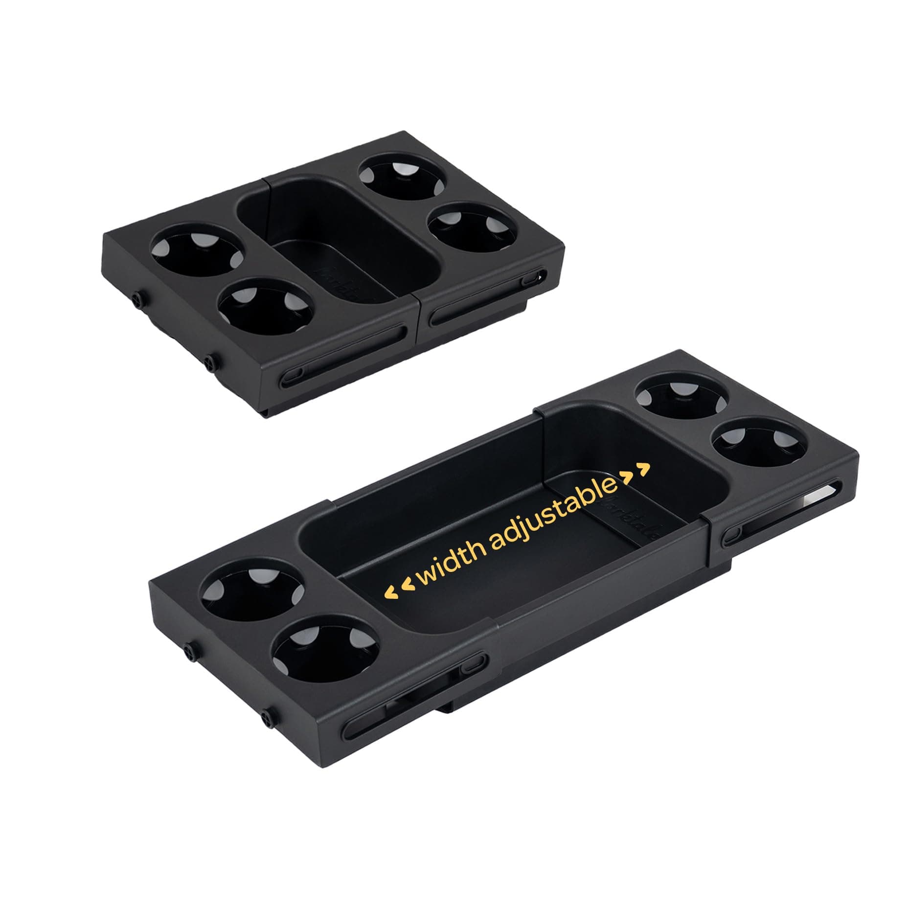 Stroller Wagon Snack Tray with Cup Holders | Adjustable | Fits 2 and 4 seat Wagons by Larktale, Wonderfold W4 / W2, Keenz, and Others. Reversible for Playing, Drawing and Eating