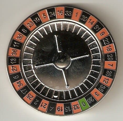 Poker Weight Roulette Card Guard Commerative