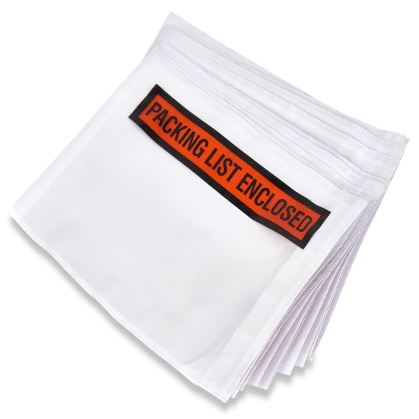 SALES4LESS - Packing List Envelopes, Adhesive Invoice Enclosed Pouches for Secure Document Attachment, 4.5 x 5.5 in (200 Pack)
