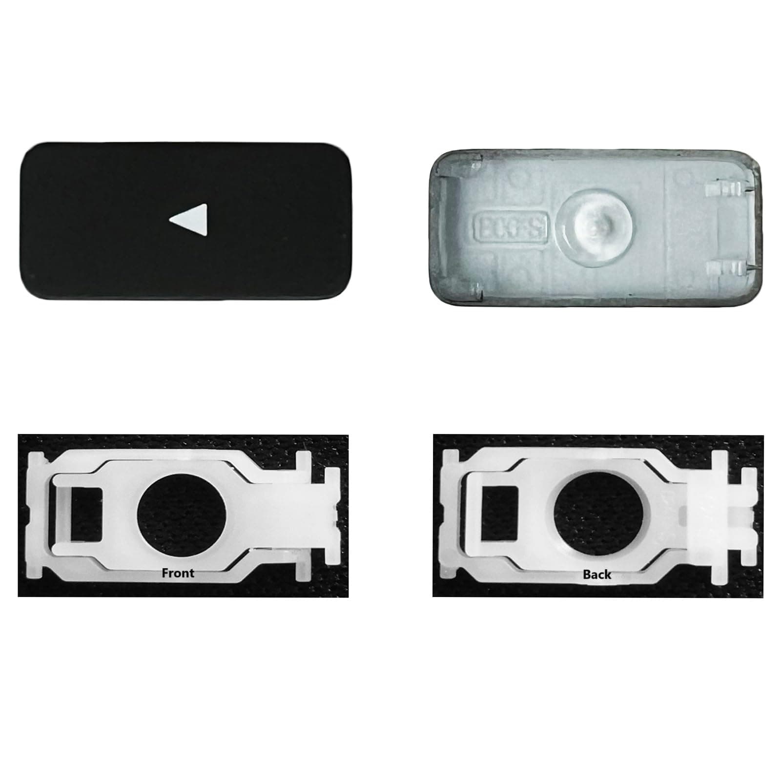 Individual Key Cap with Hinge Replacement for (M1 M2) MacBook Pro A2141 A2251 A2289 A2338 A2442 A2485,Replace for MacBook Air A2179 A2337 A2681 Keyboard Keycap (Left Arrow Key)
