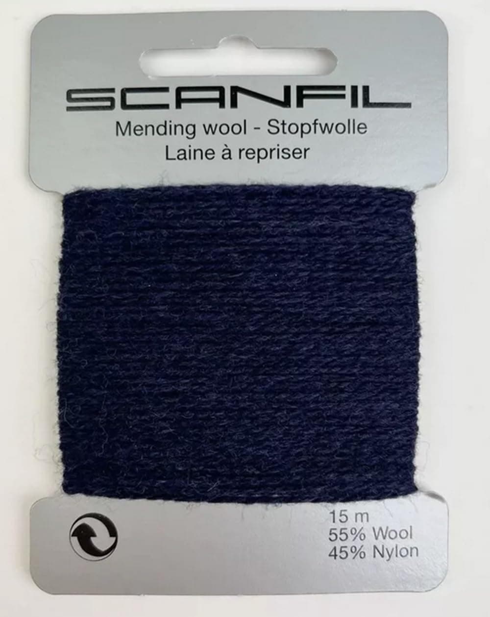 Scanfil40020-082 Darning Thread, Blue, 15 m