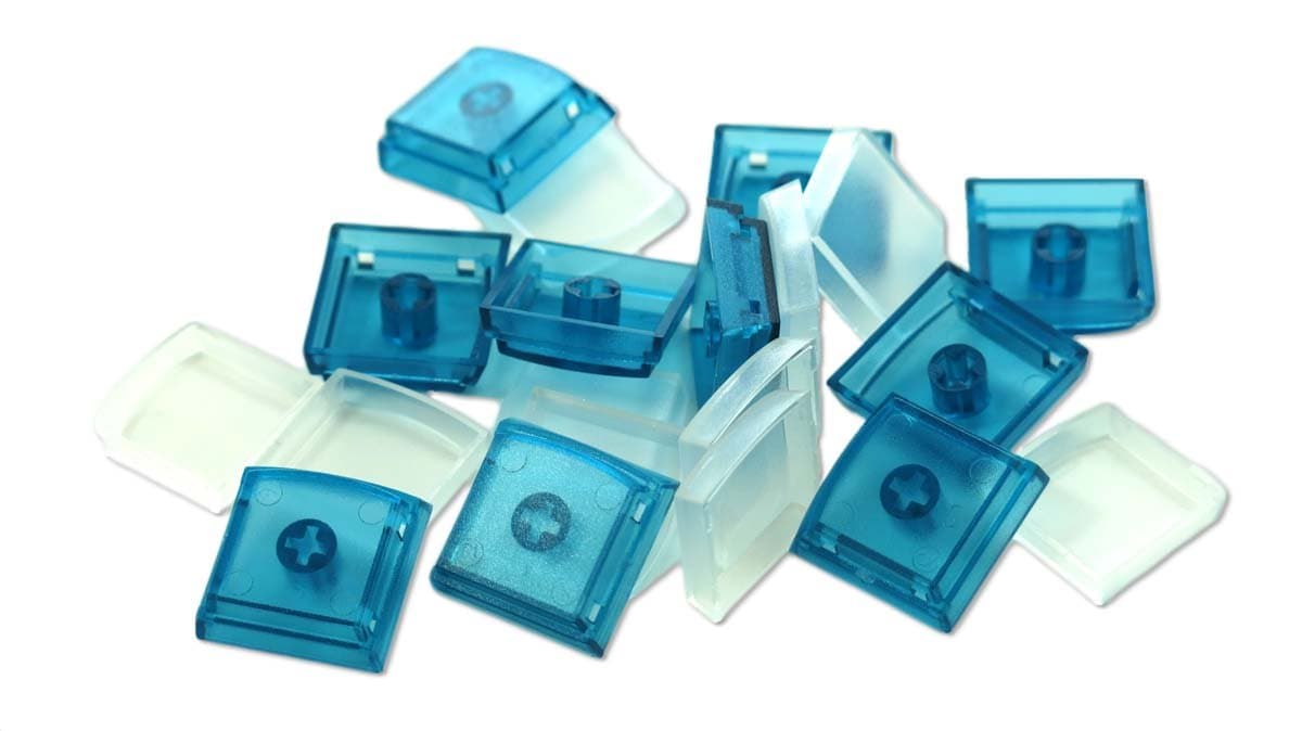 X-keys Keycap Cherry MX Compatible (1x1, Blue, 10 Pack)