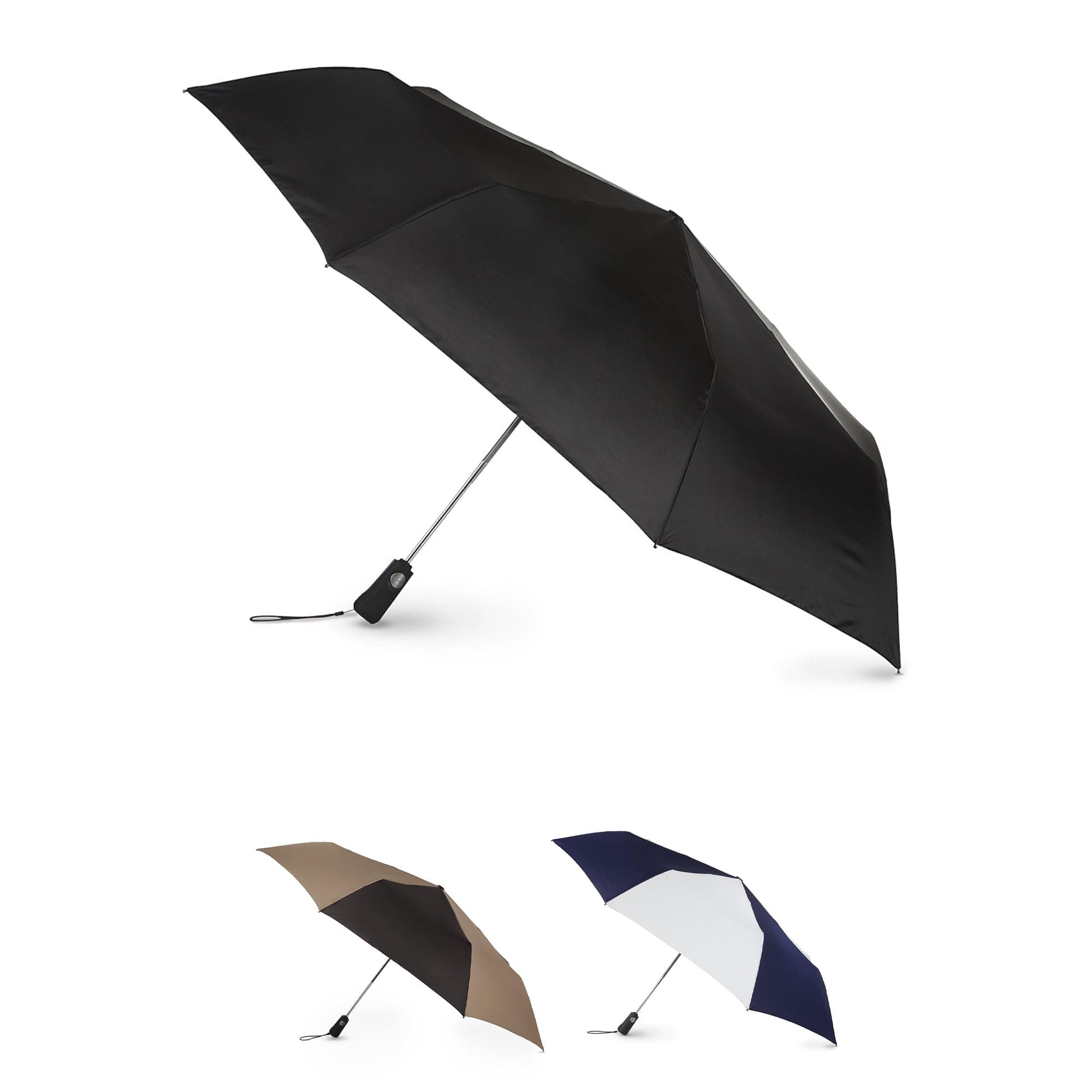 Auto Open/Close Windproof Compact Large Golf Umbrella with UV and Water Repellant Protection