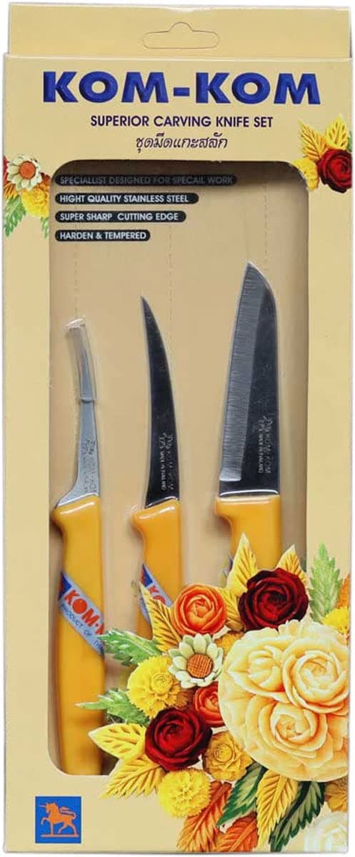 Fruit and Vegetable Carving Knives Set C
