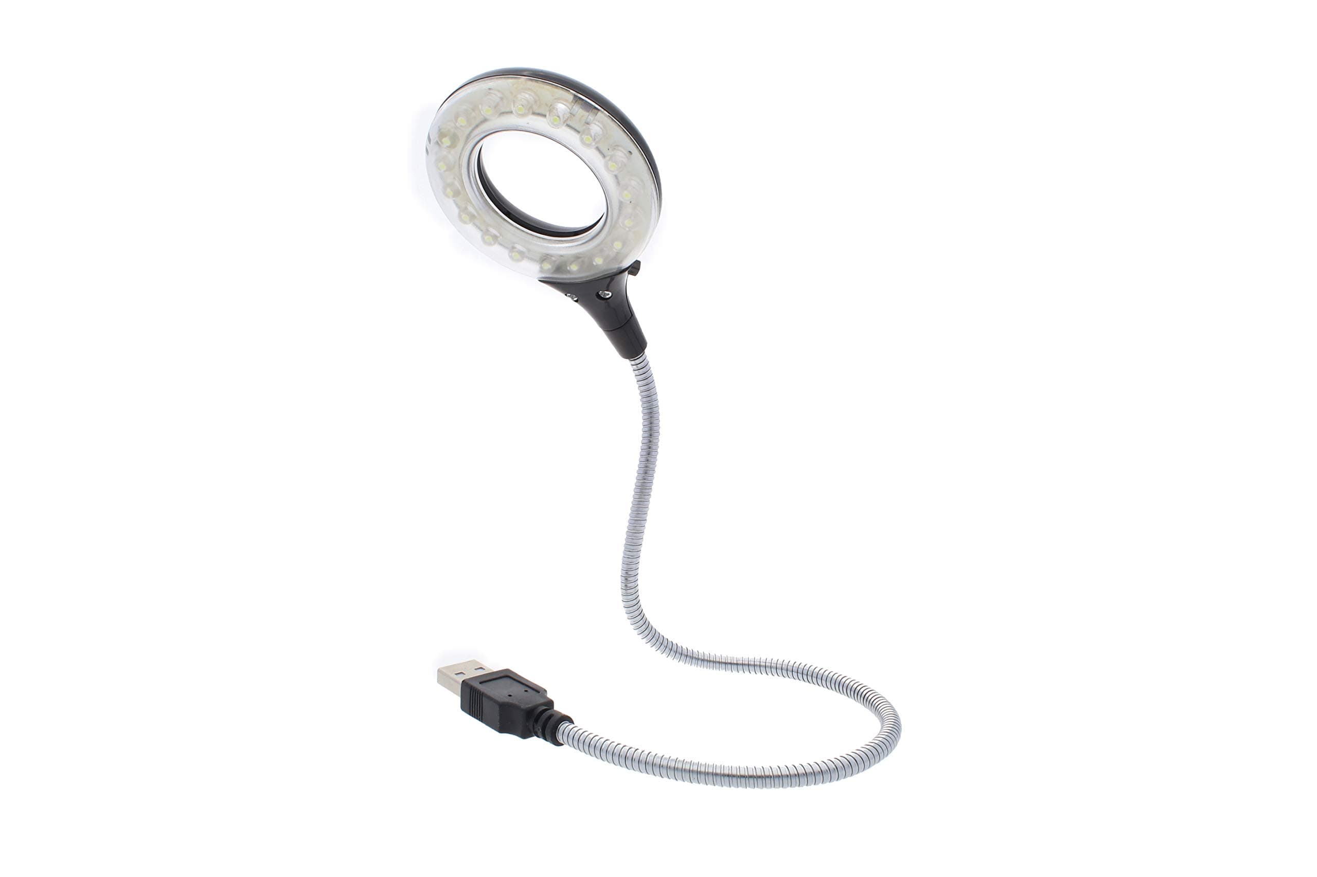 The Beadsmith Bright FX USB LED Light, 18 LED Lights for Max Brightness, Flexible Metal Wire for Multiple Positions, Easy On/Off Switch, Plugs into Any USB Port