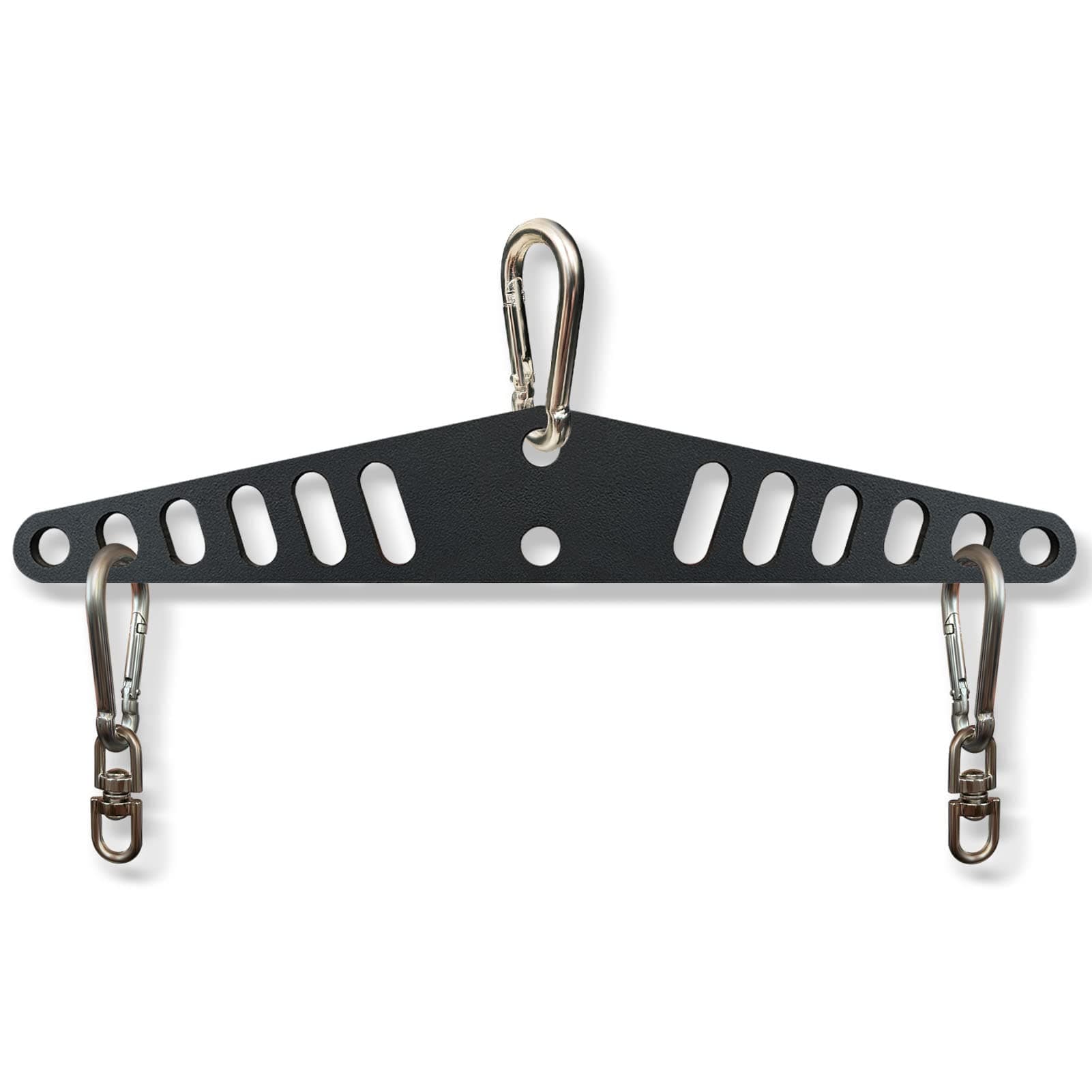 KORIKAHM Multi-Grip LAT Pull Down Bar for Home Gym Fitness, Spreader Plate LAT Pulldown Attachments for Pulley System Cable Machine, Double to Single Cable Attachment Exercise Handle