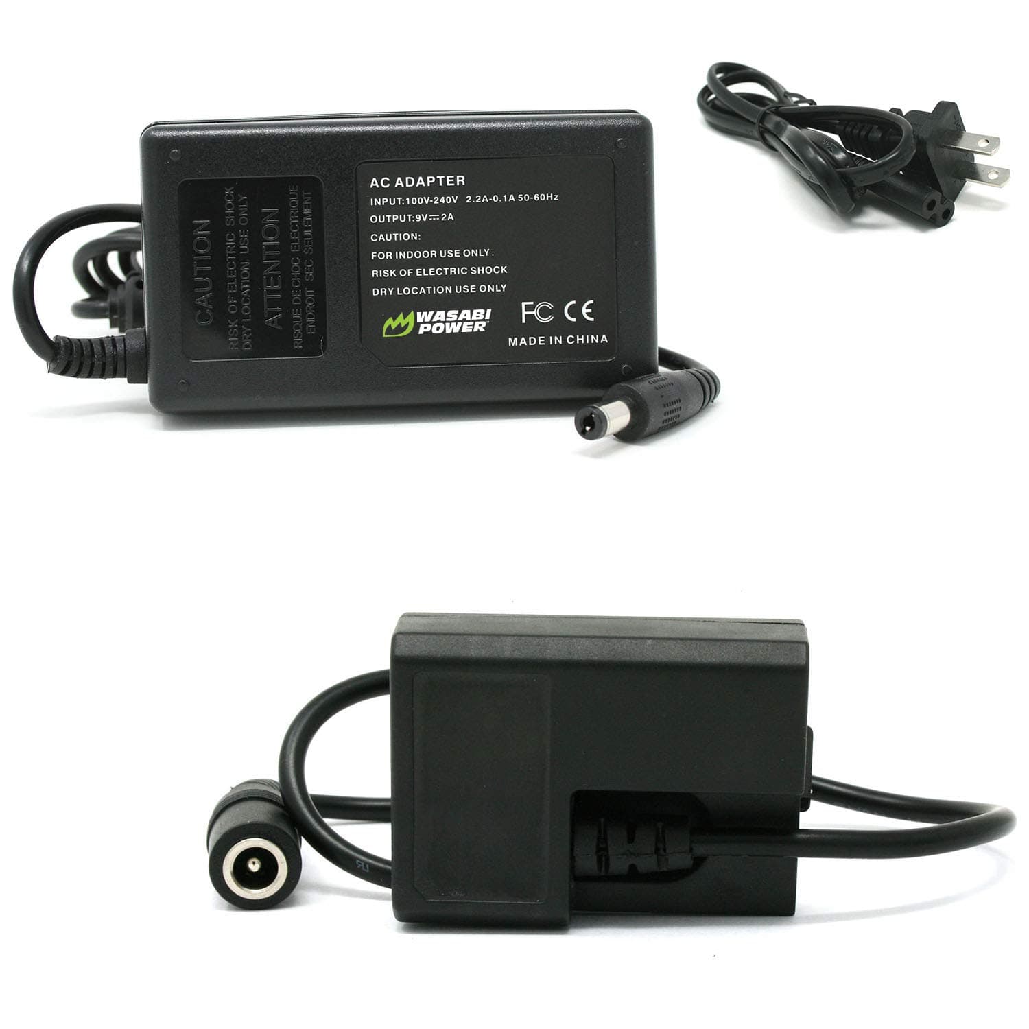Canon LP-E10 AC Power Adapter Kit with DC Coupler for Canon ACK-E10, DR-E10, CA-PS700 by Wasabi Power